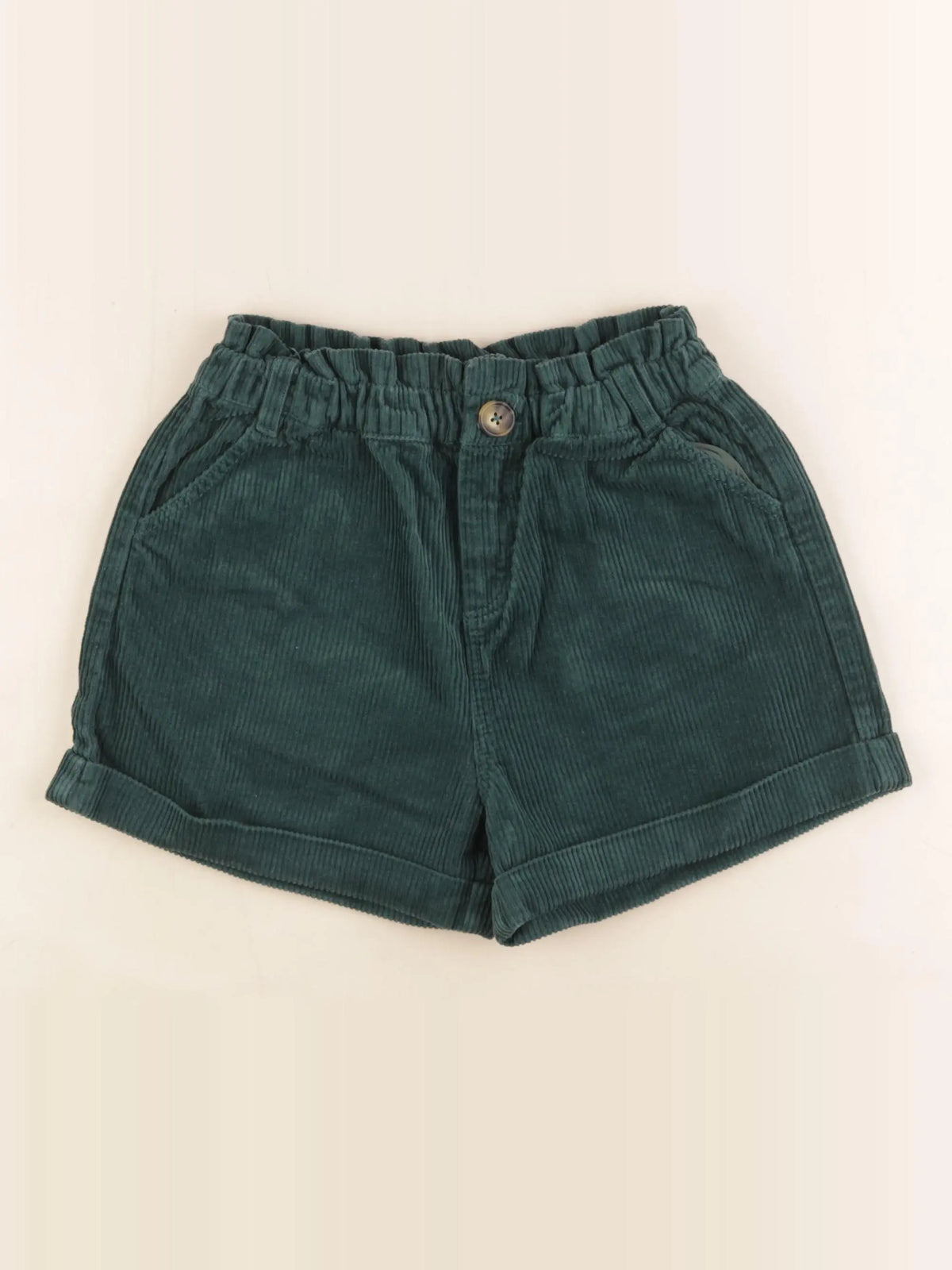 Vertbaudet - short vert - 8 ans