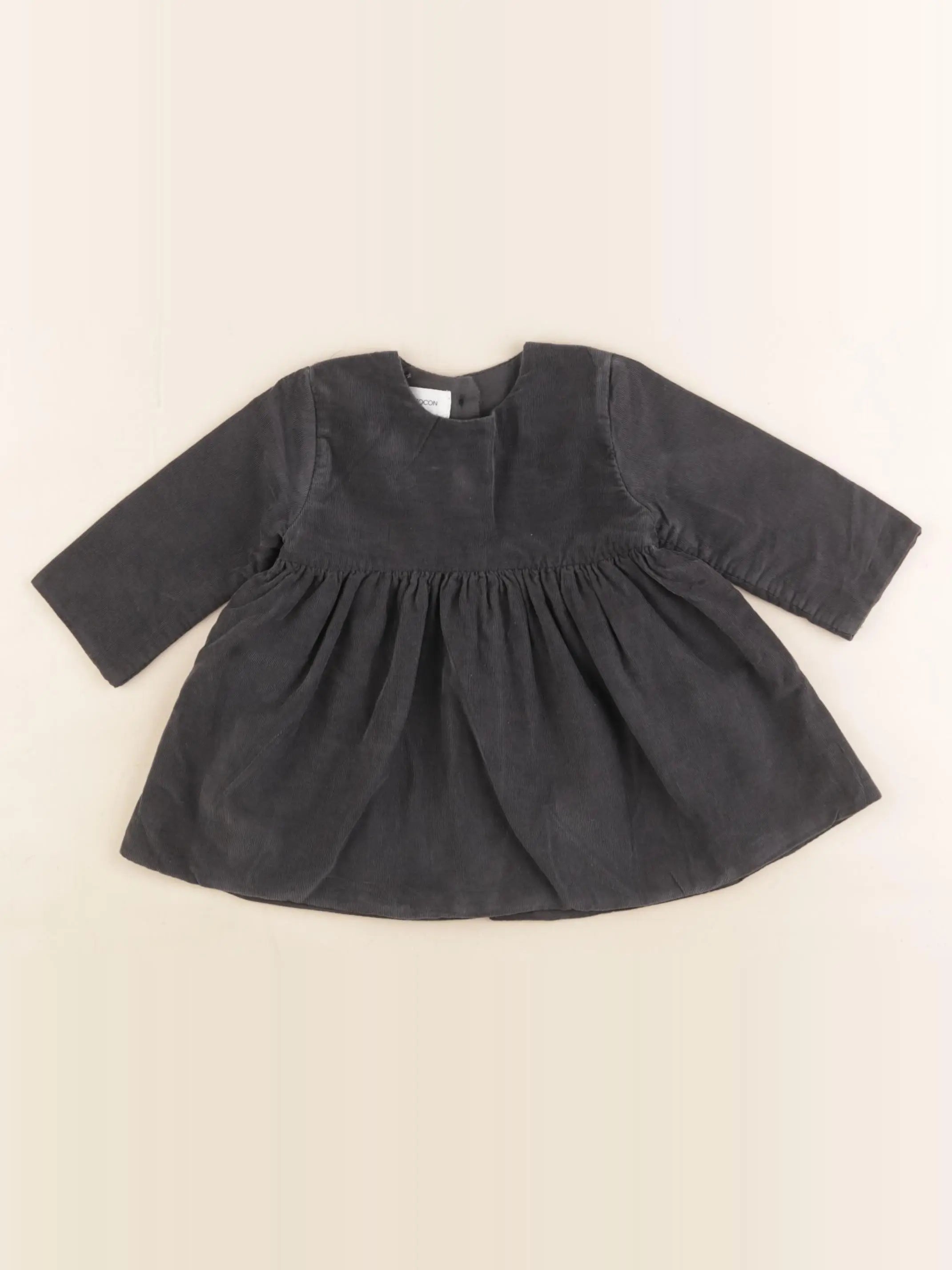 Pequeño Tocón - robe gris - 3 mois