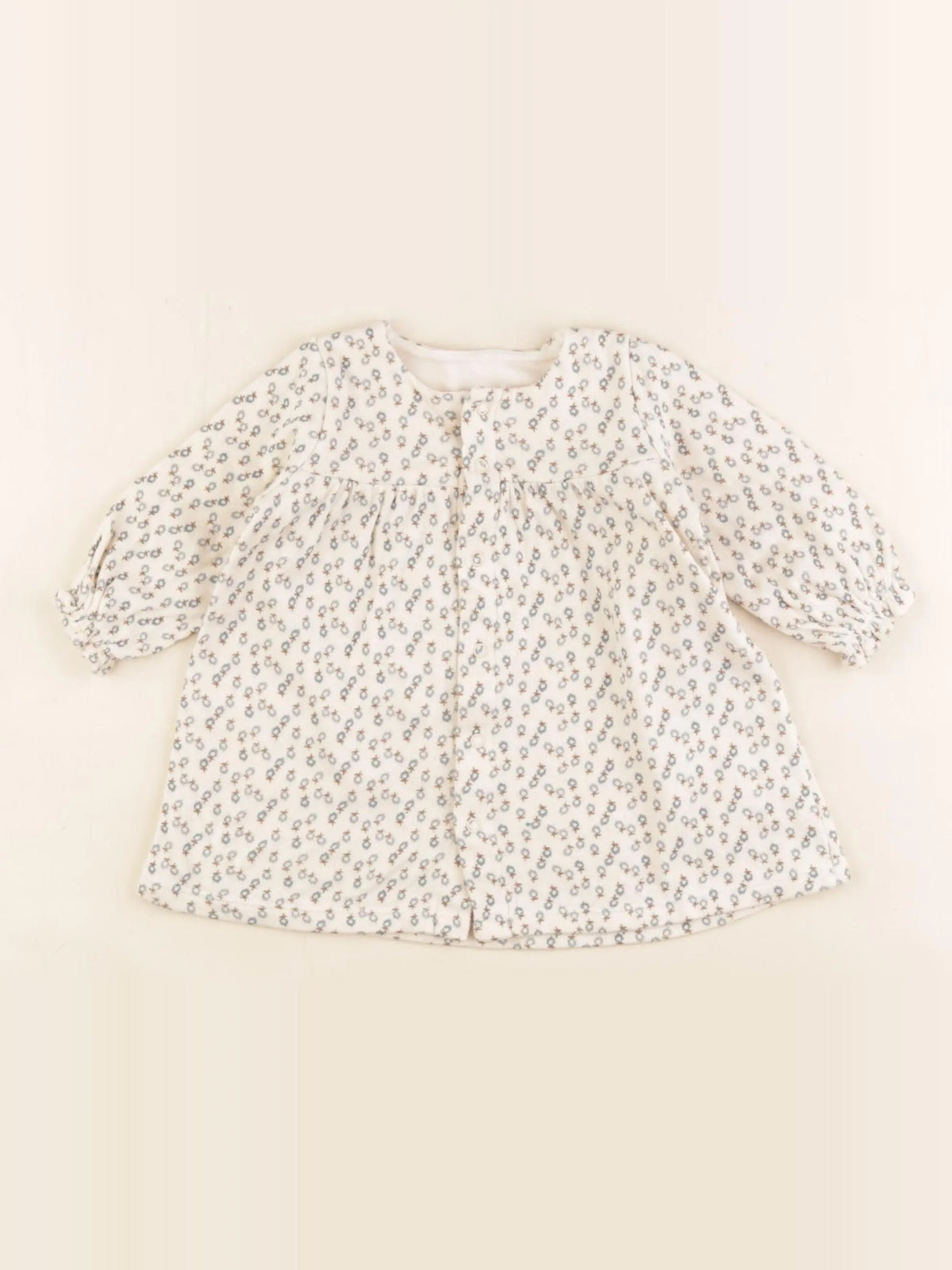 Petit Bateau - robe beige - 3 mois