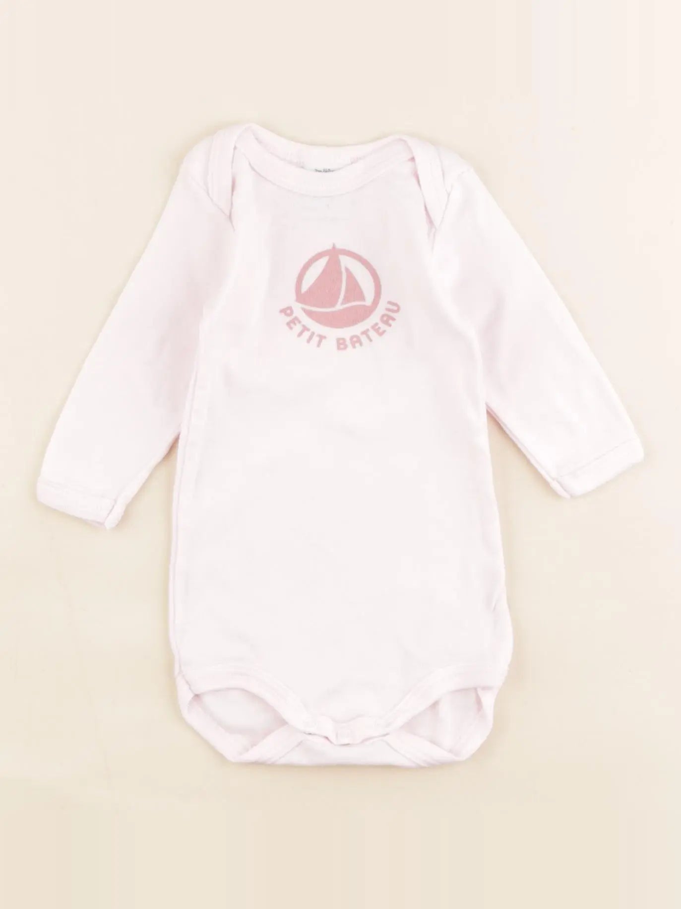 Petit Bateau - body rose - 3 mois
