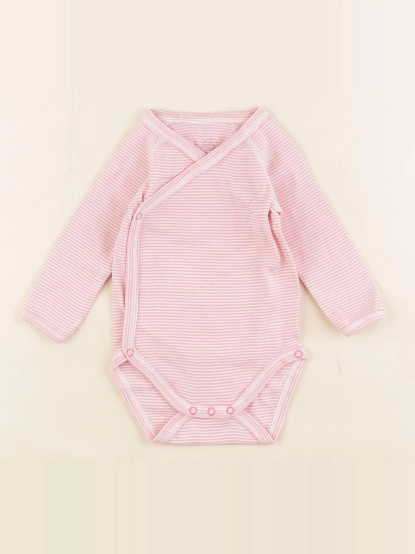 Petit Bateau - body rose - 3 mois