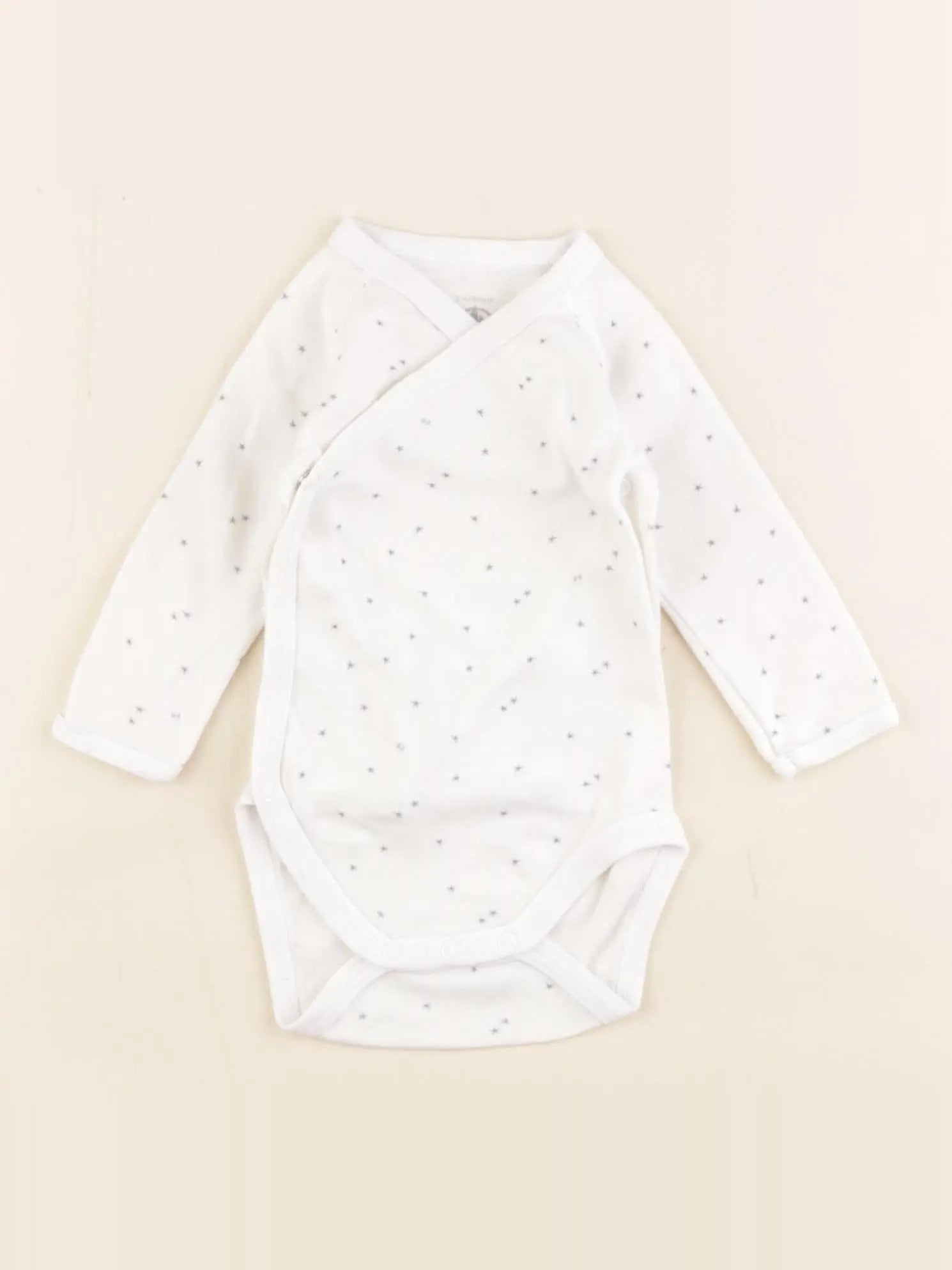 Petit Bateau - body blanc - 3 mois