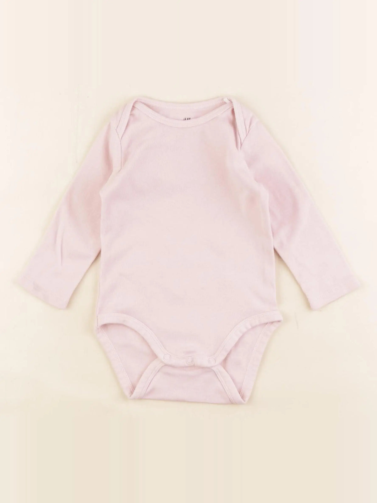H&M - body rose - 4/6 mois