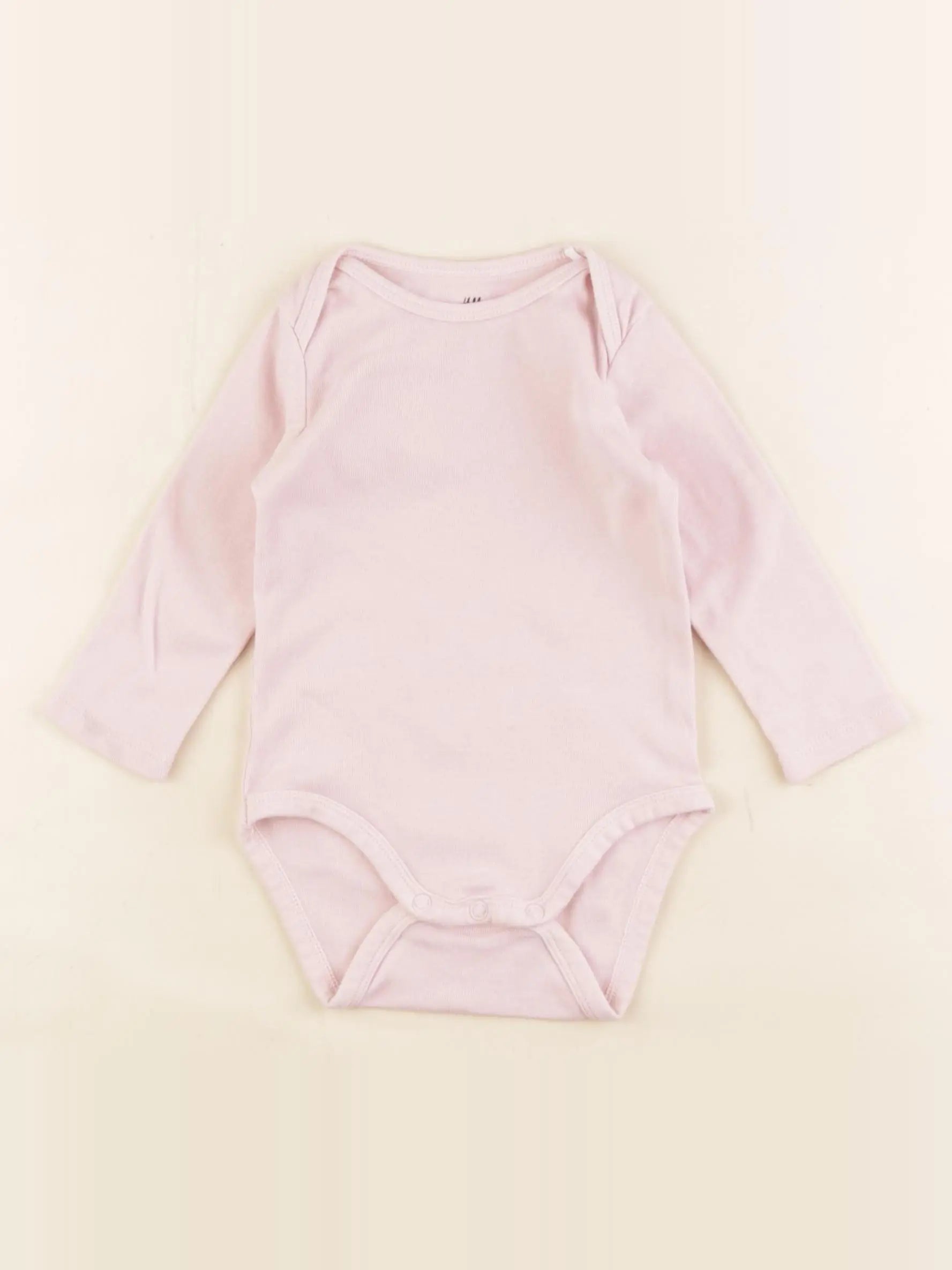 H&M - body rose - 4/6 mois