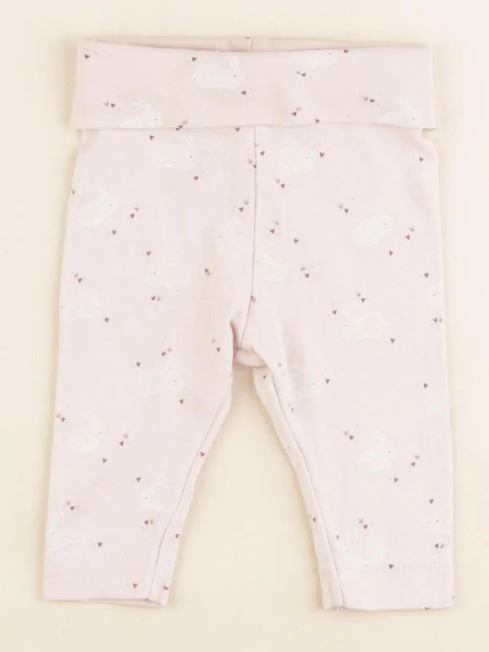 H&M - legging rose - 1/2 mois