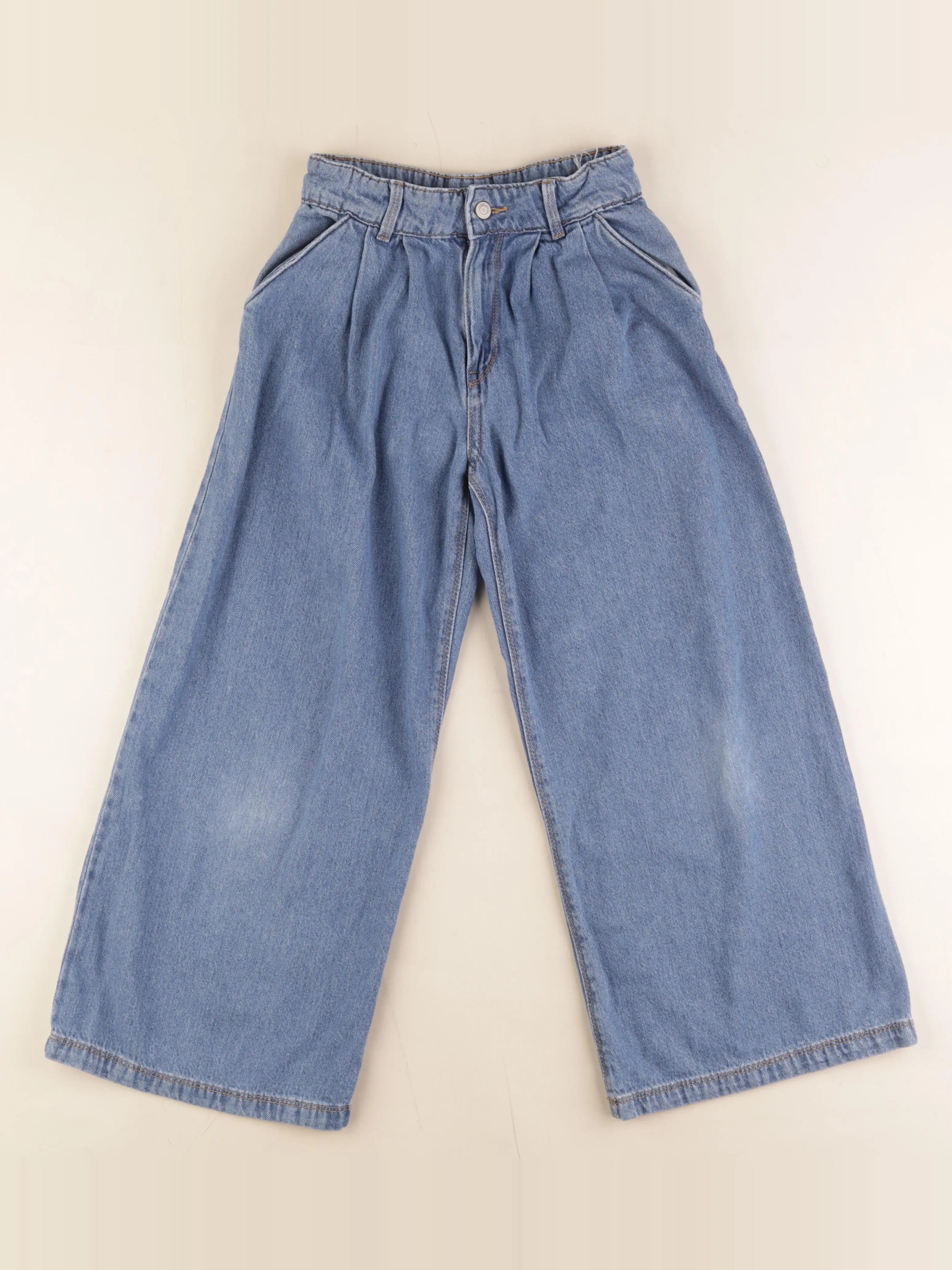 Vertbaudet - pantalon bleu - 9 ans