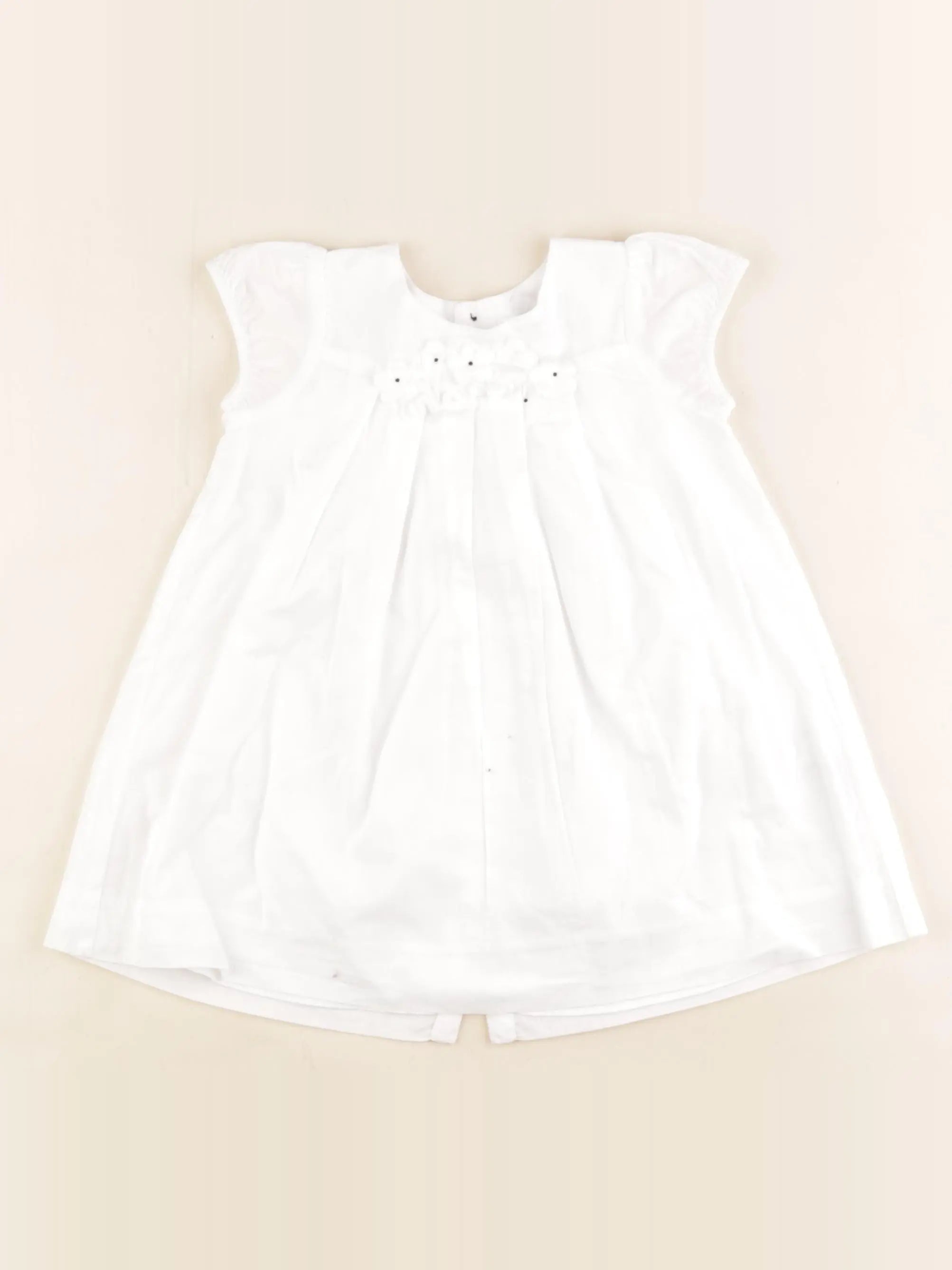 Jacadi - robe blanc - 12 mois