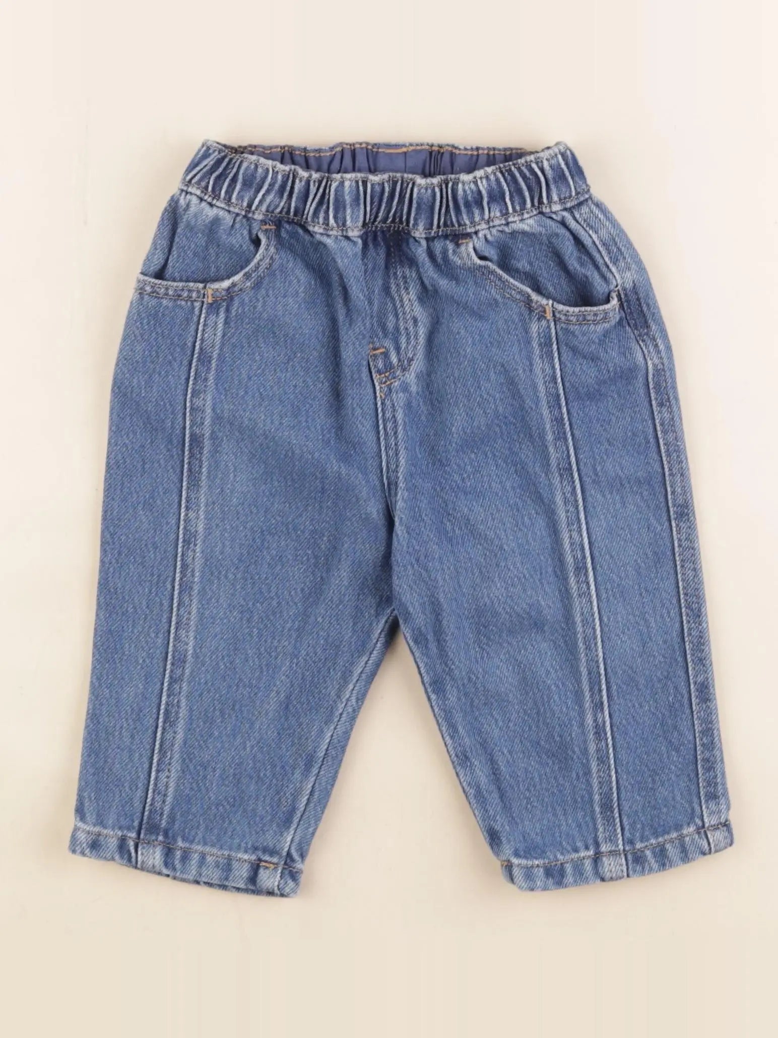 H&M - jean bleu - 9 mois
