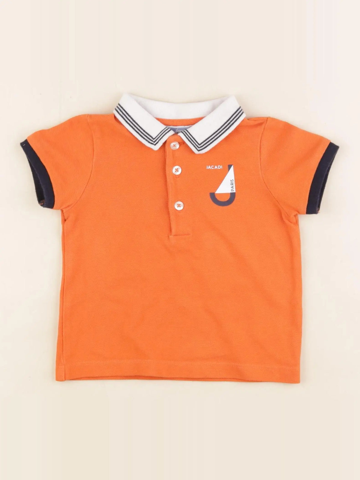 Jacadi - polo orange - 12 mois