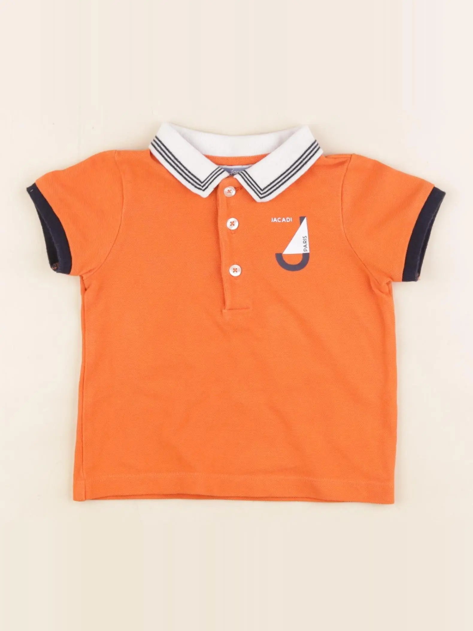 Jacadi - polo orange - 12 mois