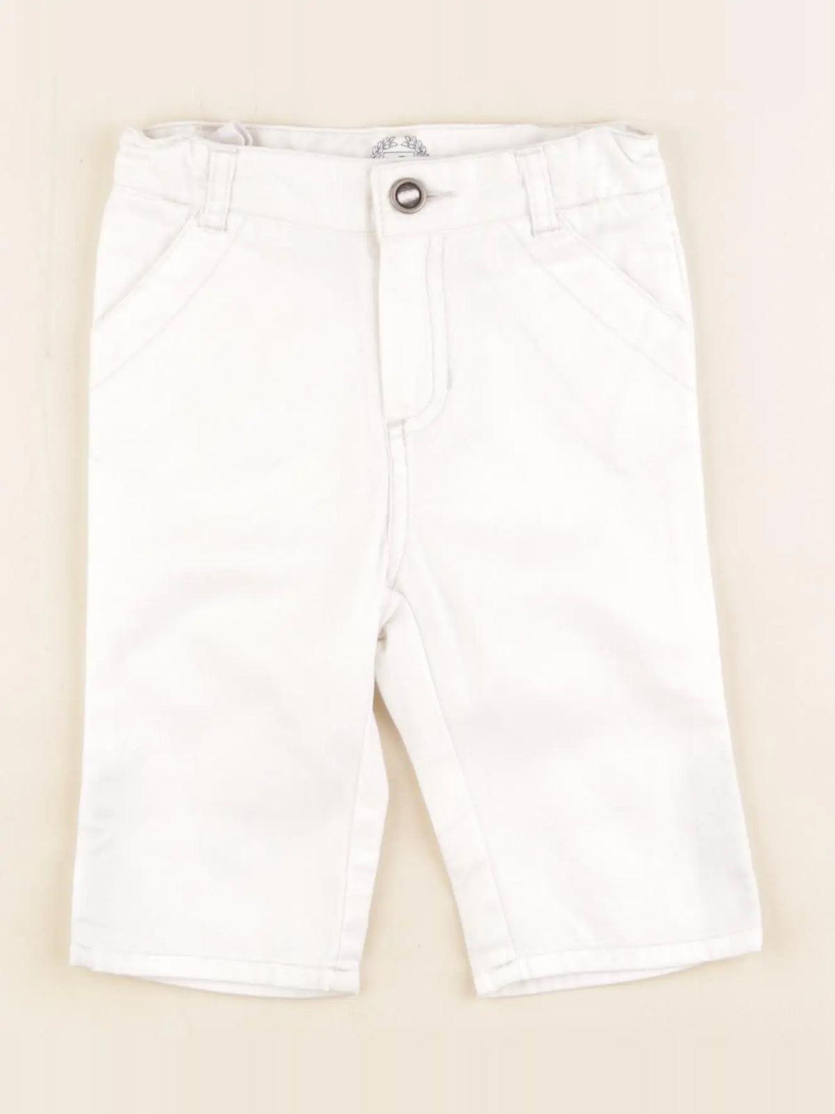 Jacadi - pantalon blanc - 6 mois