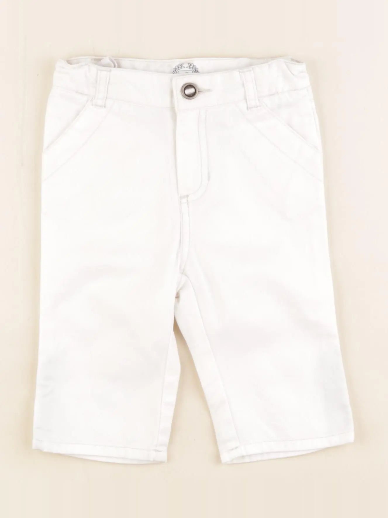 Jacadi - pantalon blanc - 6 mois