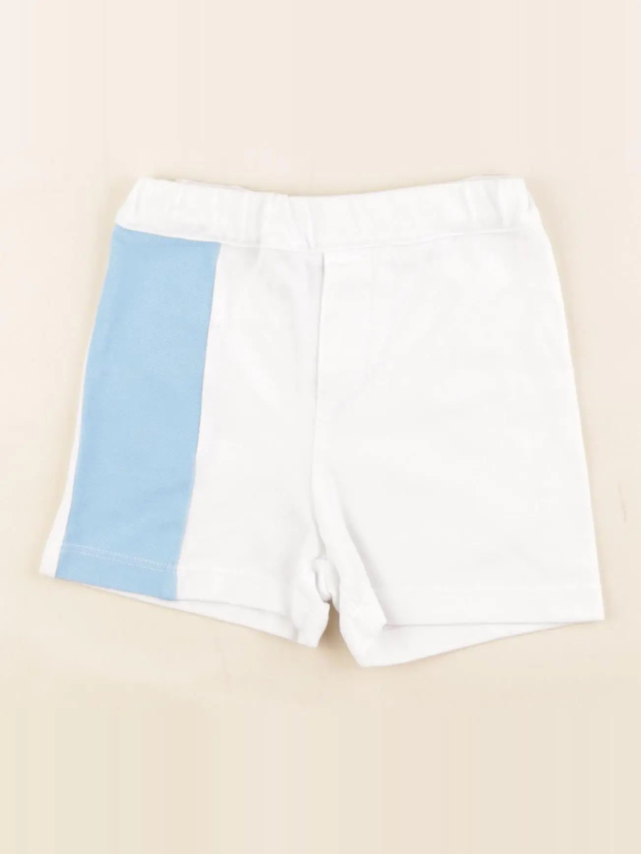 Jacadi - short blanc, bleu - 12 mois