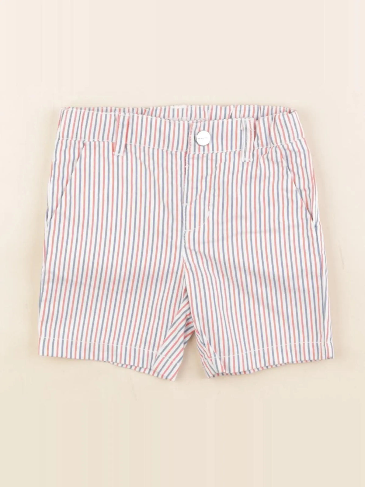 Jacadi - short blanc, bleu, orange - 12 mois
