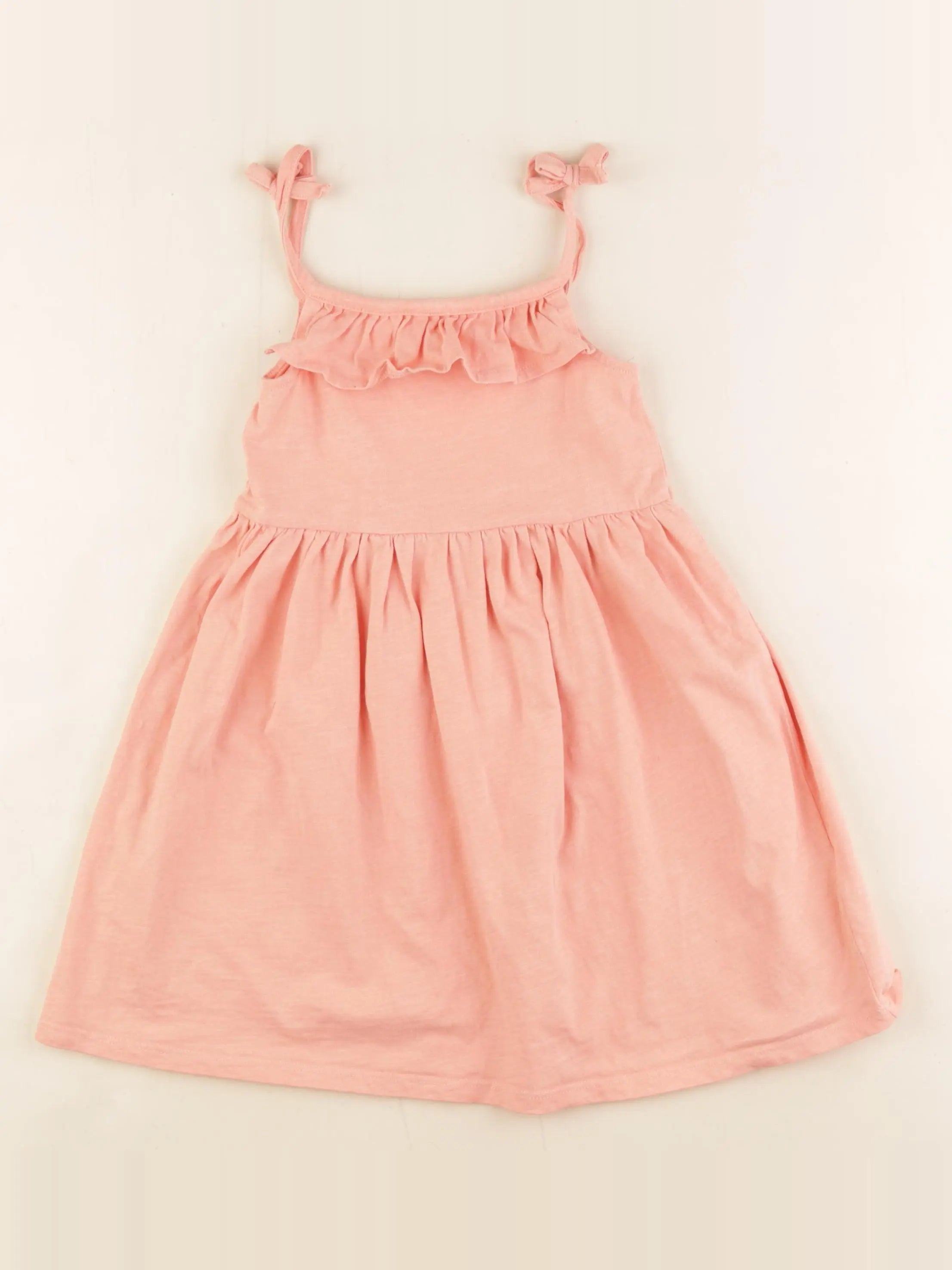 Vertbaudet - robe orange - 4 ans