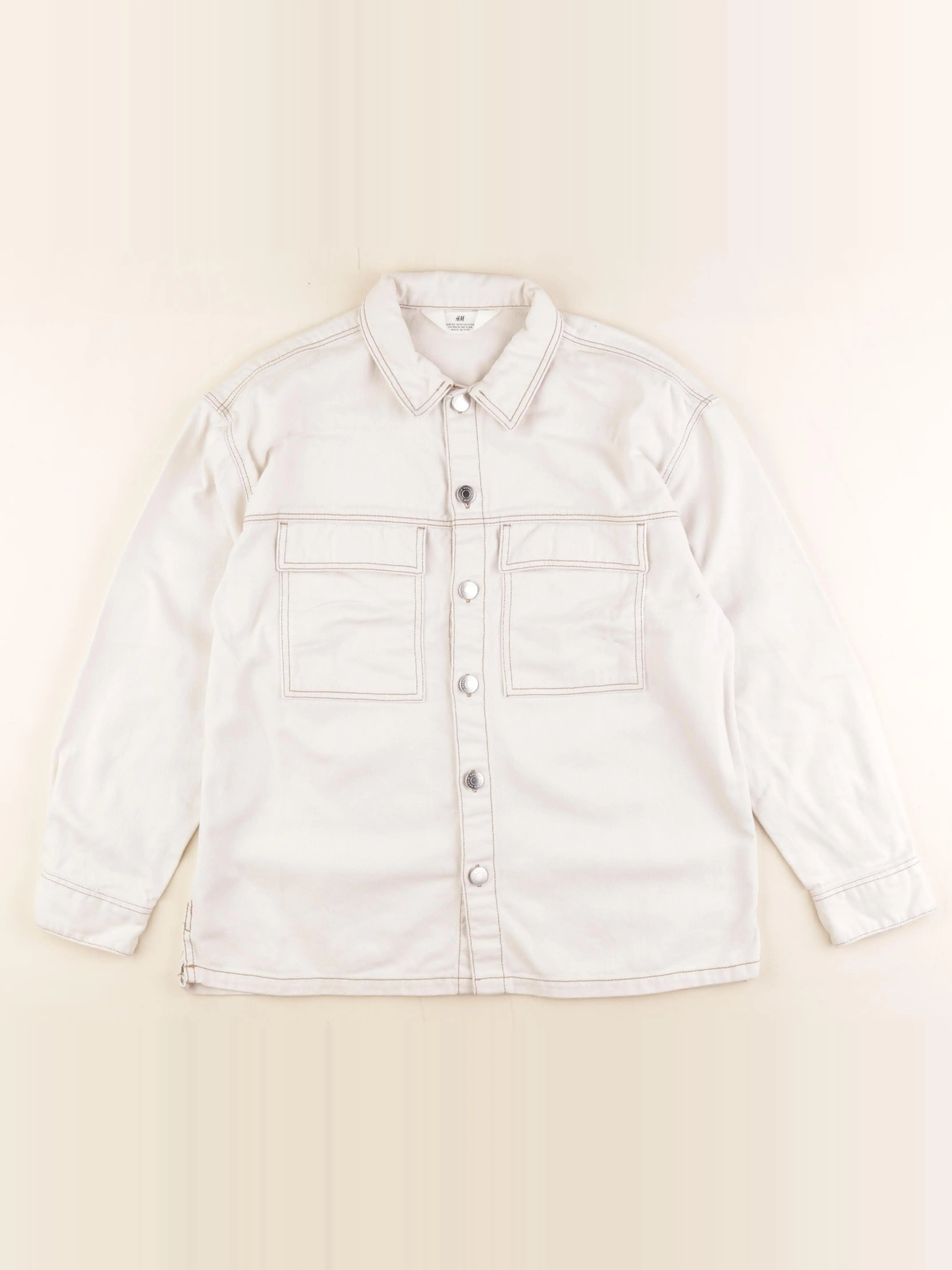 H&M - veste beige - 11/12 ans