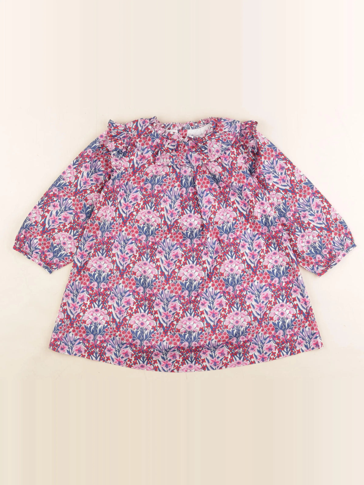 Jacadi - robe liberty multicolore - 36 mois