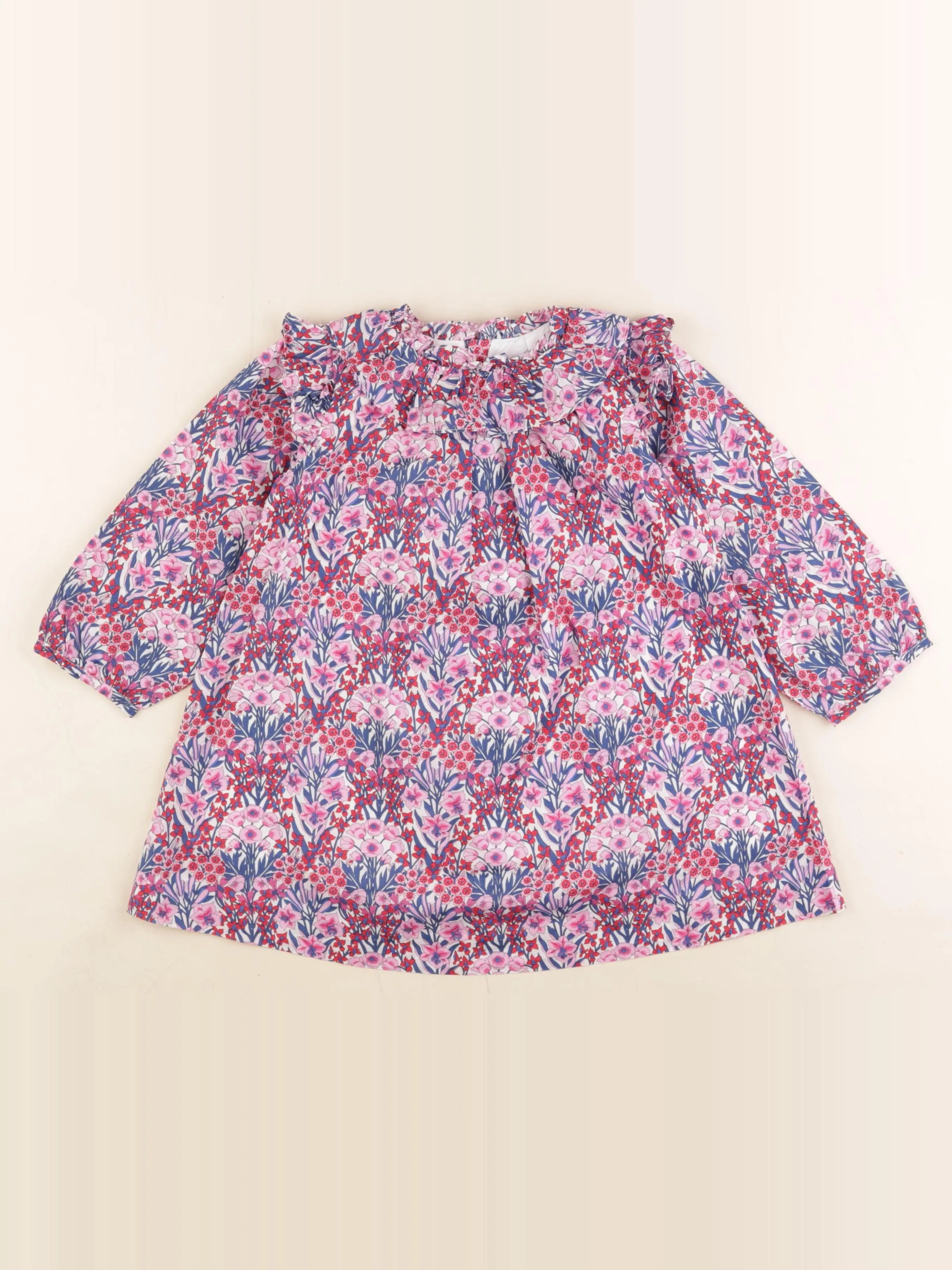 Jacadi - robe liberty multicolore - 36 mois