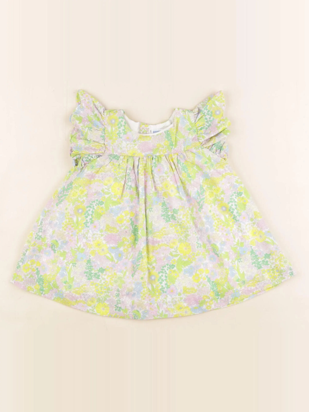 Jacadi - robe liberty multicolore - 6 mois