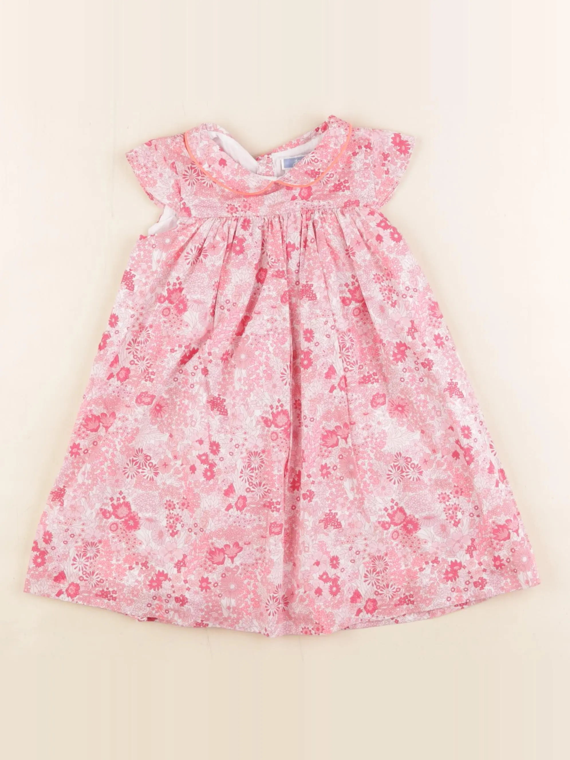 Jacadi - robe liberty rose - 24 mois