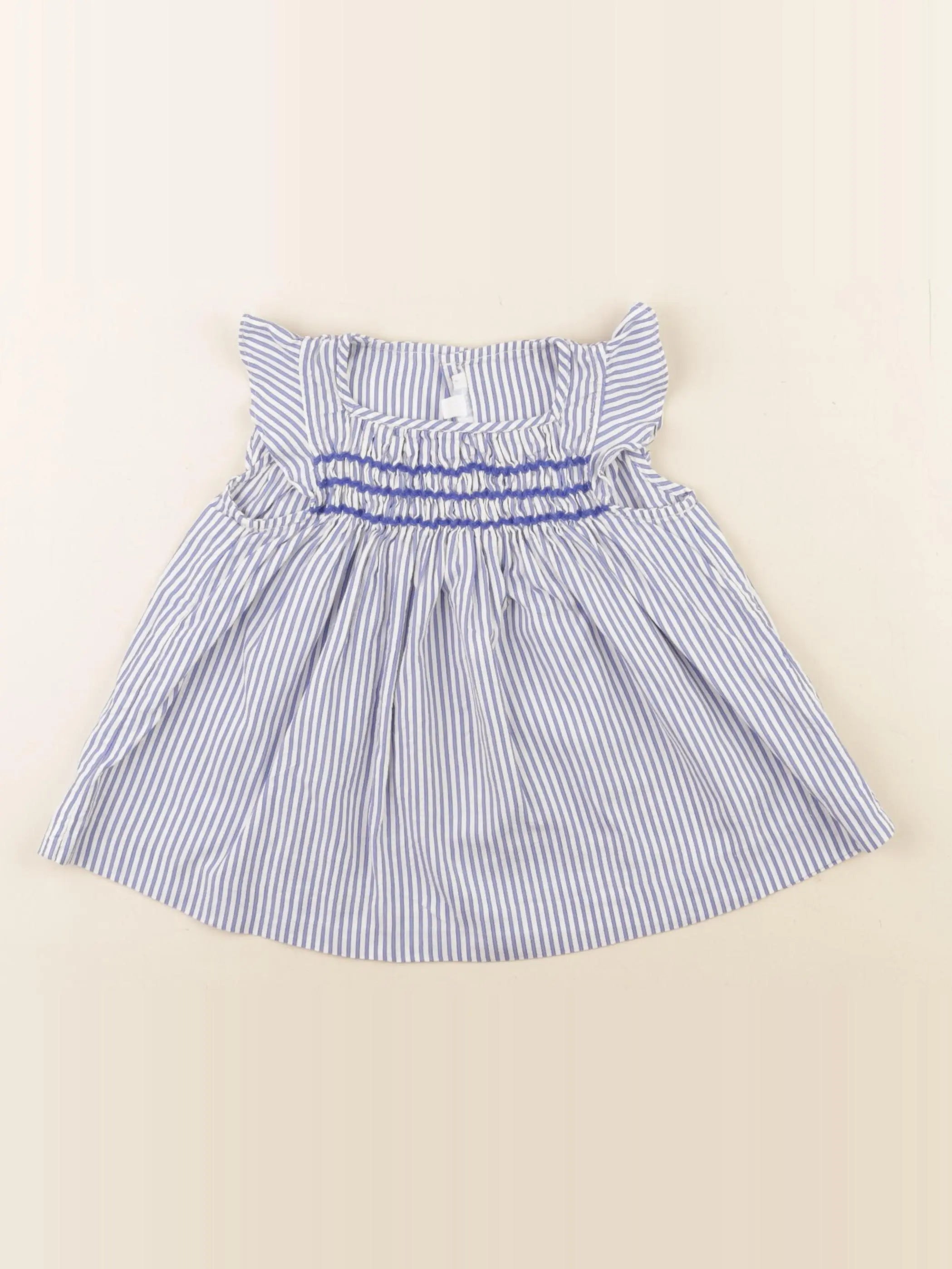 Jacadi - blouse bleu - 24 mois