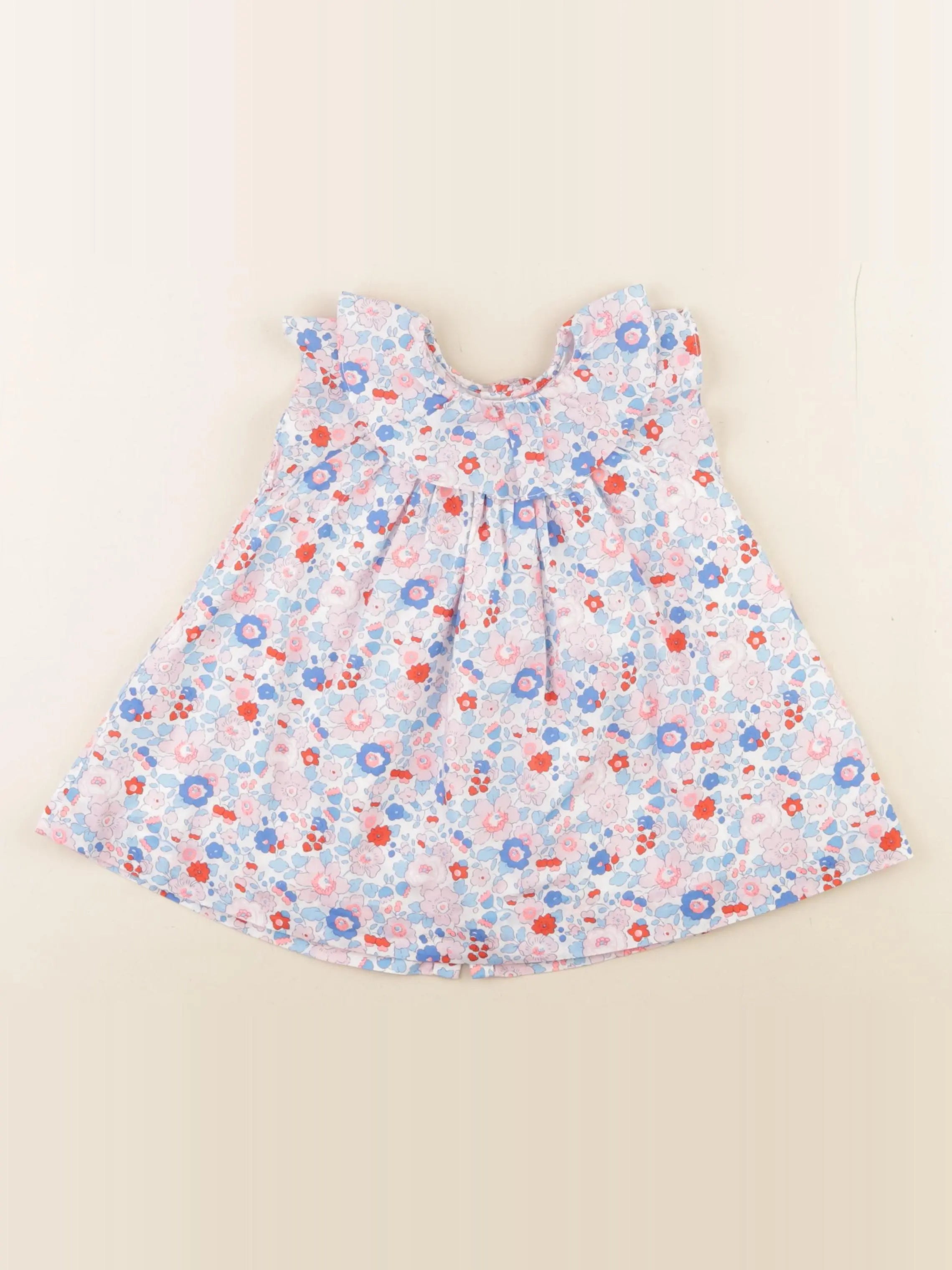 Jacadi - robe liberty multicolore - 12 mois