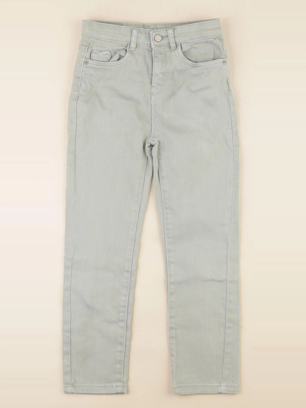 Vertbaudet - jean vert - 8 ans