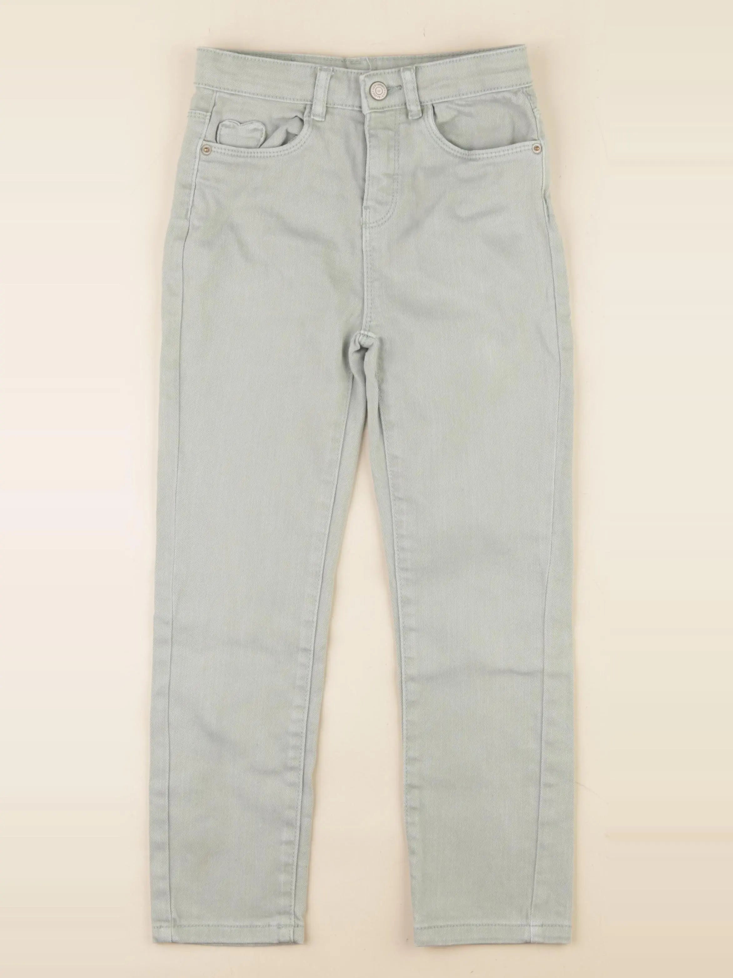 Vertbaudet - jean vert - 8 ans