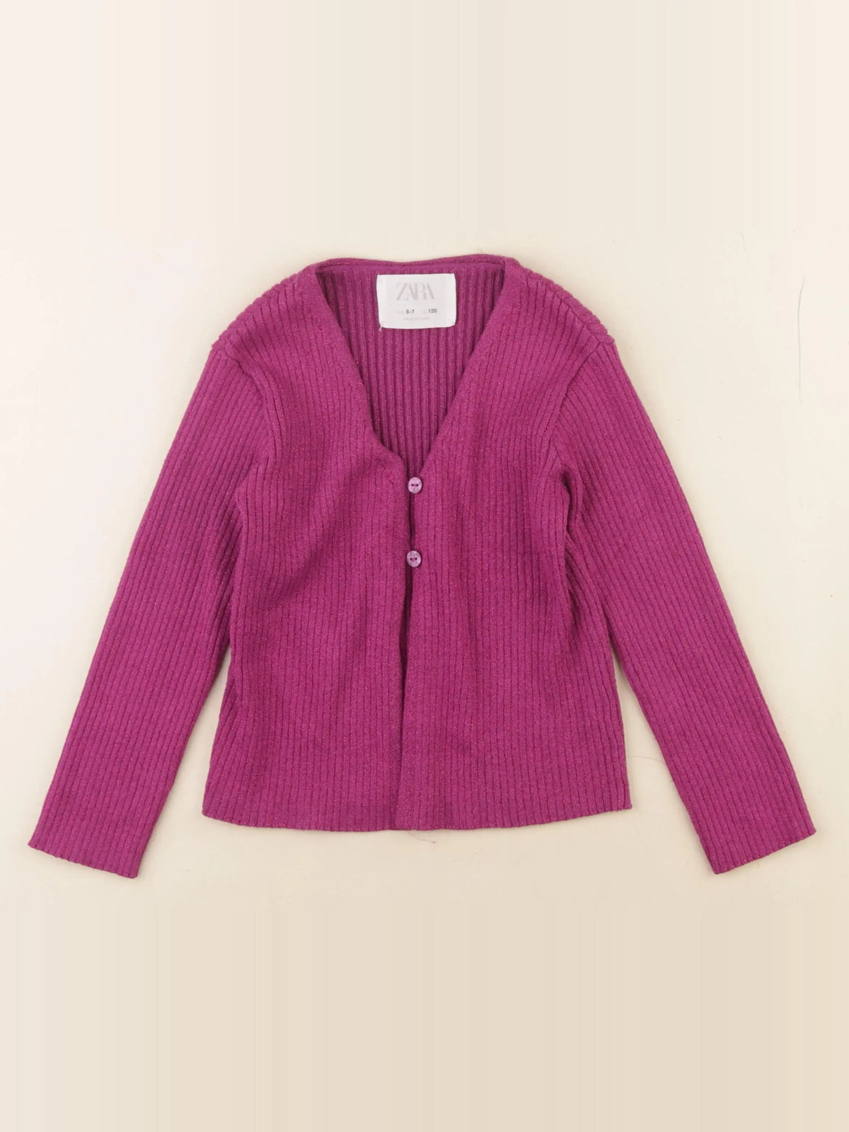 Zara - gilet rose - 6/7 ans