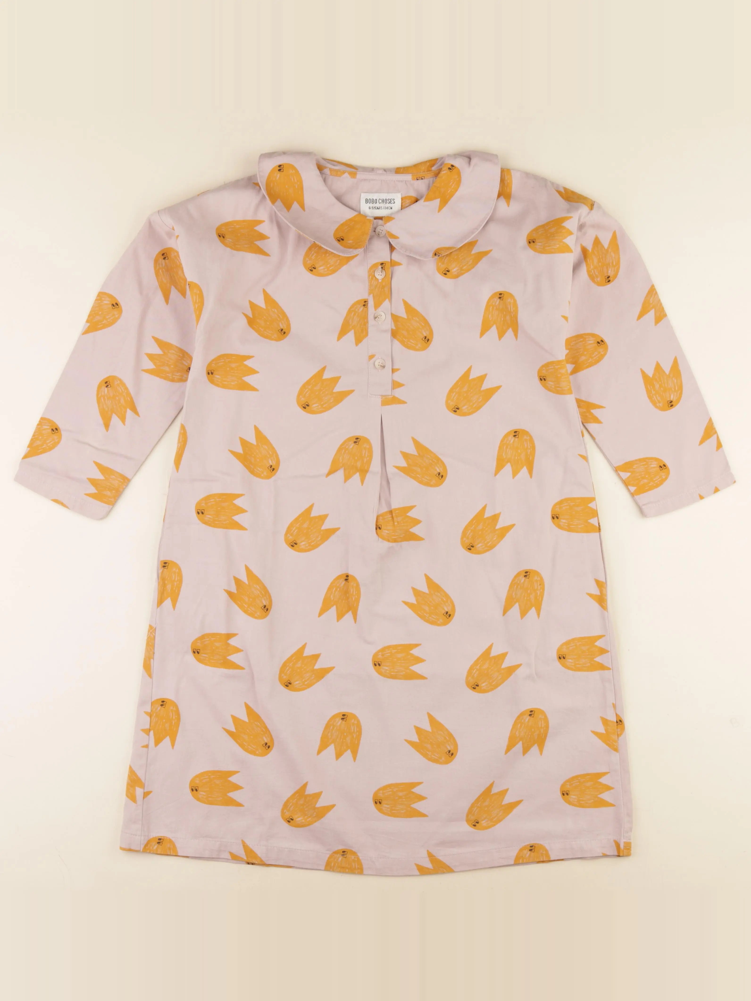 Bobo Choses - robe violet, orange - 8/9 ans