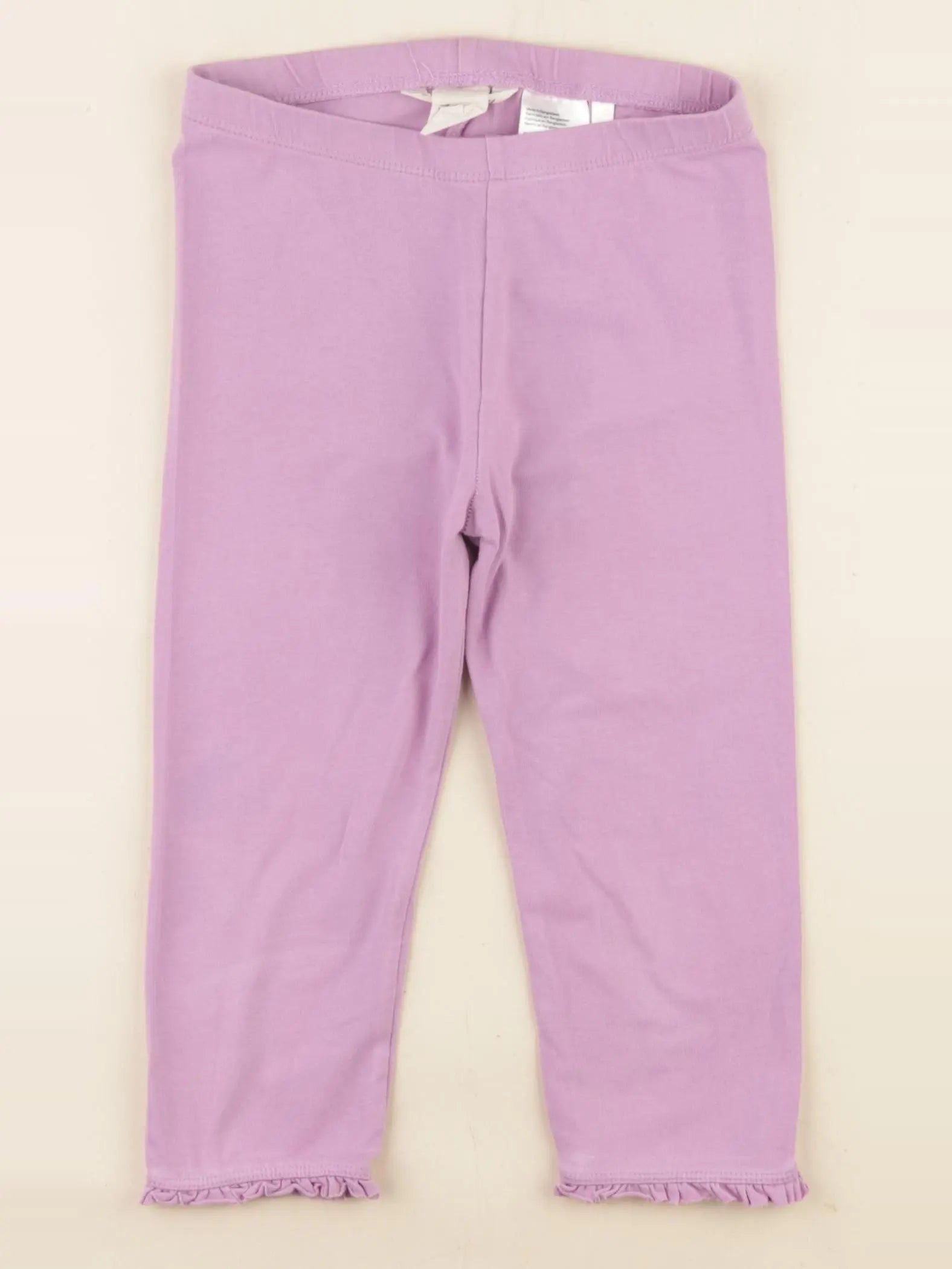 H&M - legging court violet - 6/7 ans