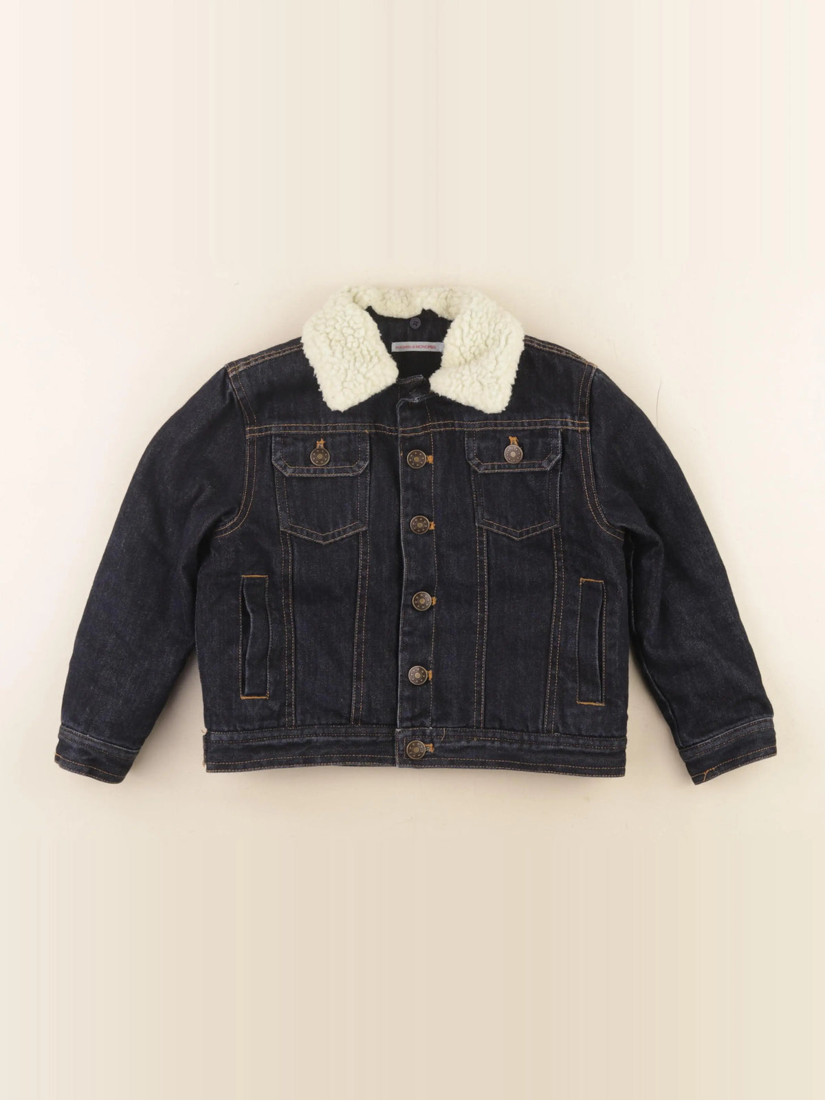 Monoprix - veste bleu - 5 ans