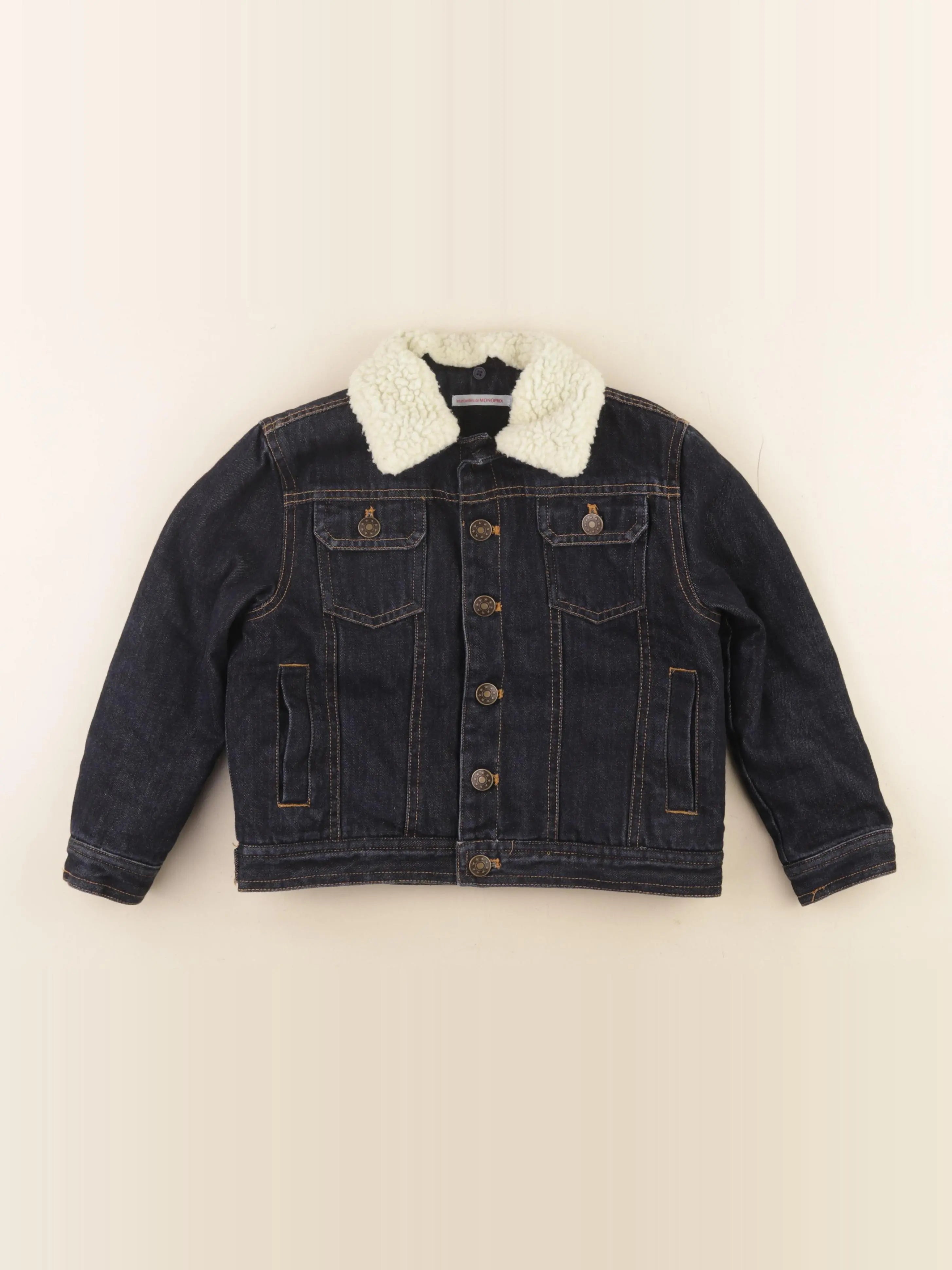 Monoprix - veste bleu - 5 ans