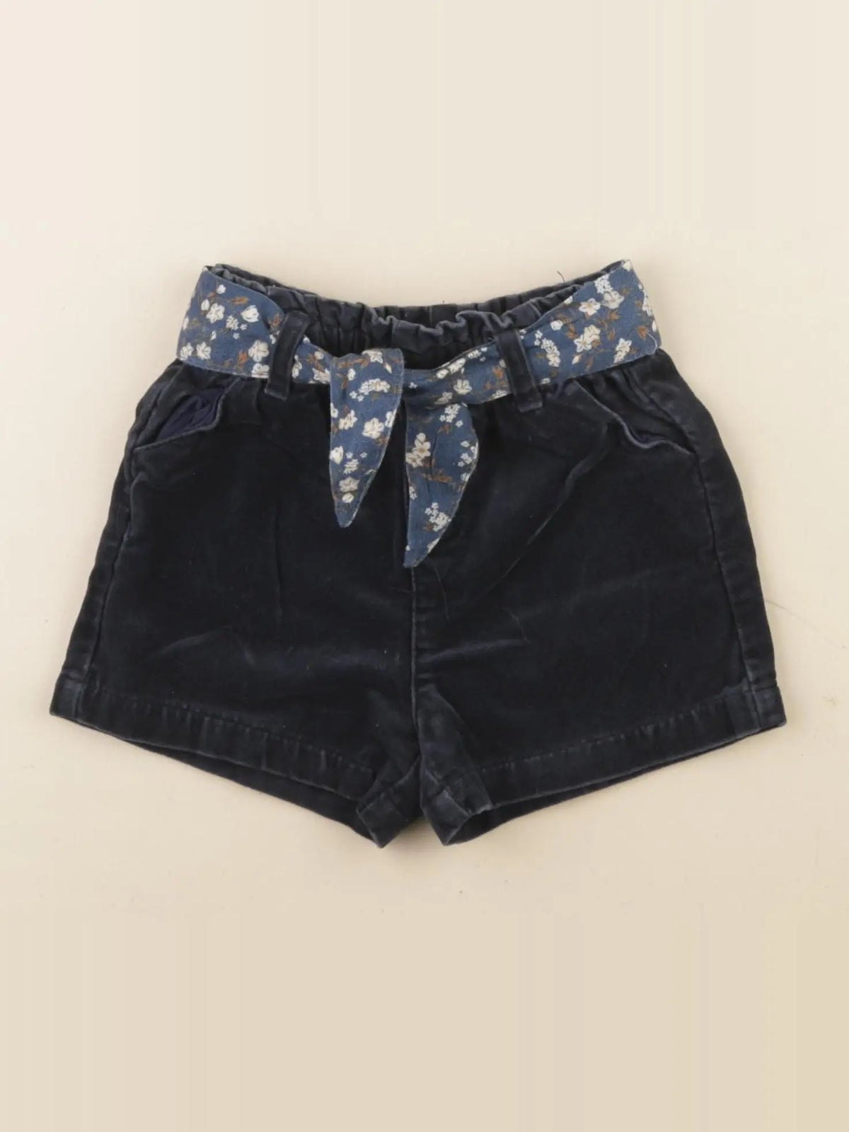 Vertbaudet - short bleu - 18 mois