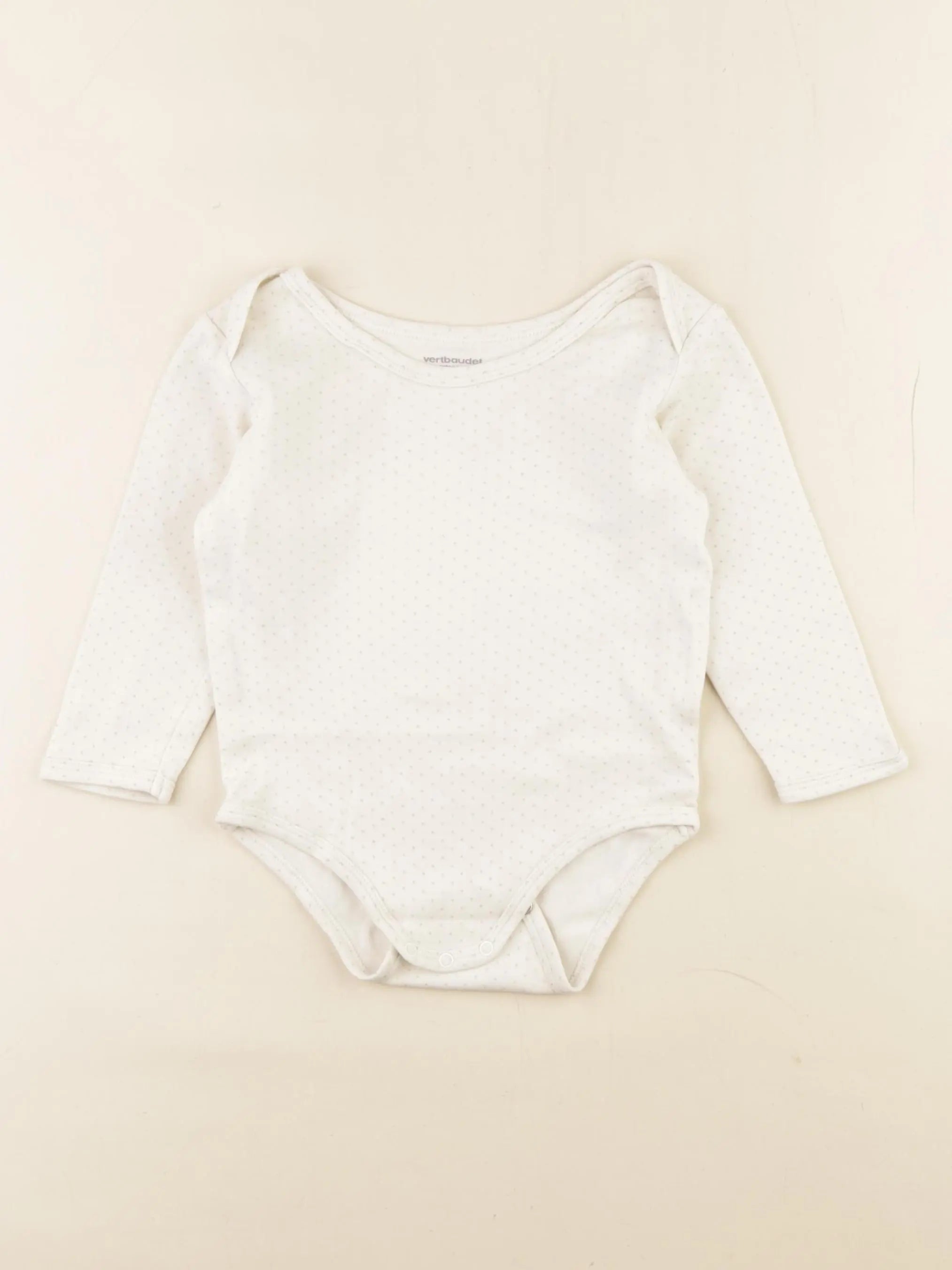 Vertbaudet - body beige - 24 mois
