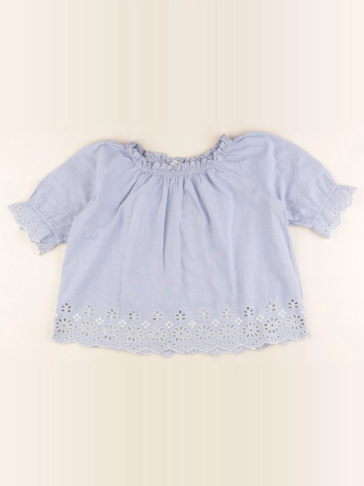 Monoprix - blouse bleu - 10 ans