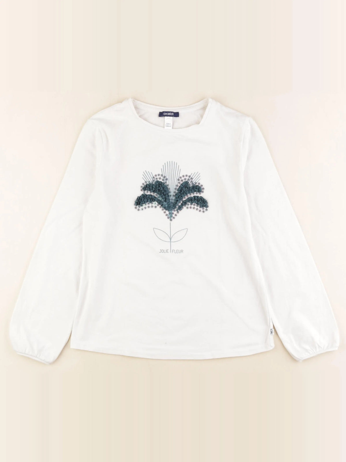 Okaidi - tee-shirt blanc - 10 ans