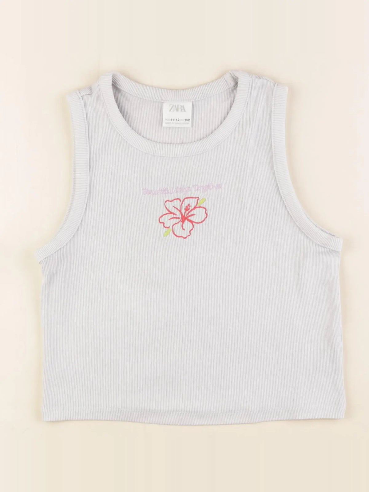 Zara - débardeur gris - 11/12 ans