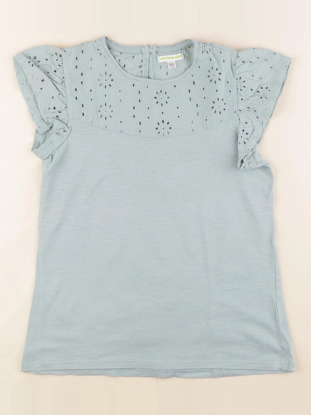 Vertbaudet - tee-shirt vert - 10 ans