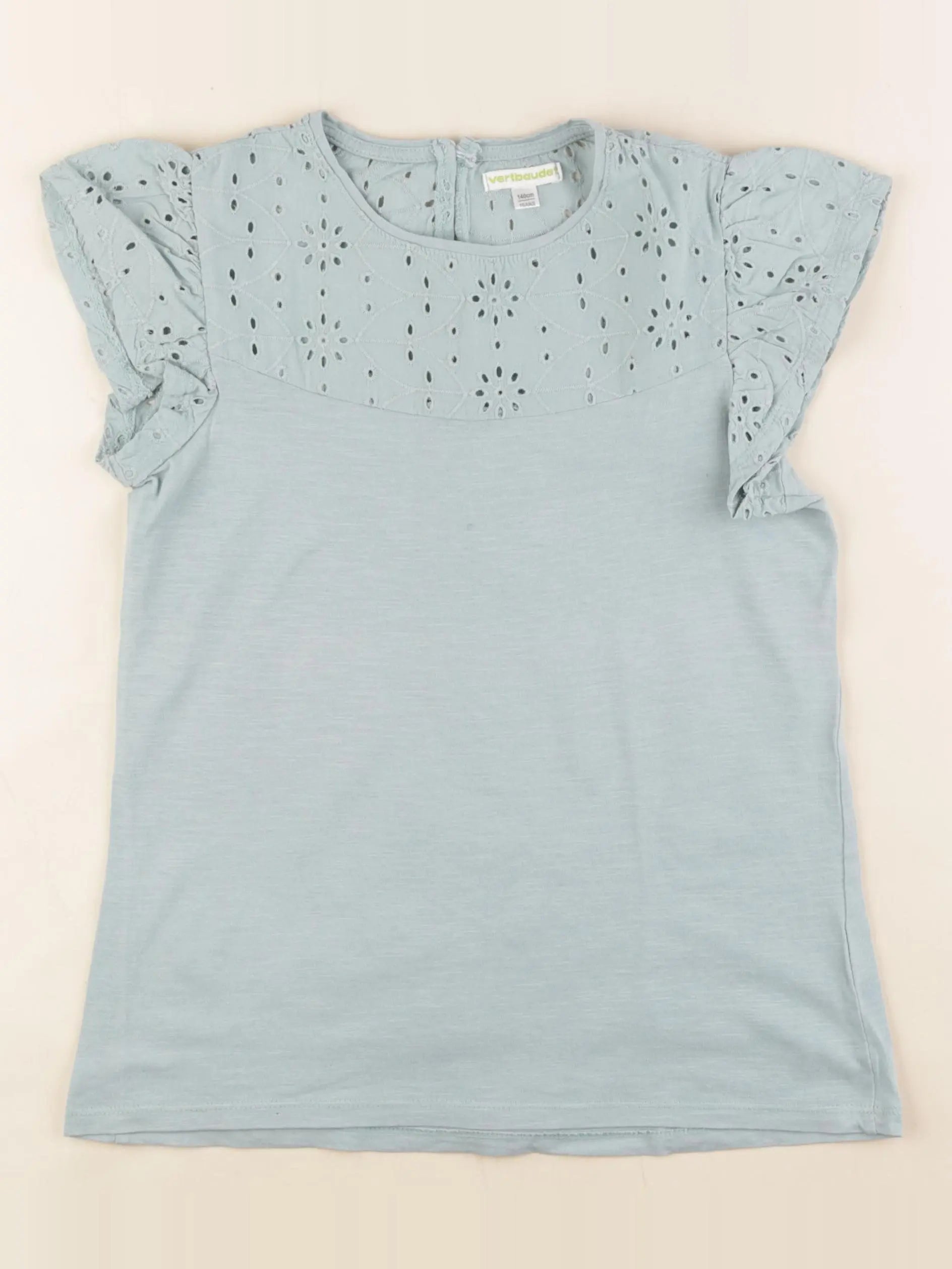 Vertbaudet - tee-shirt vert - 10 ans