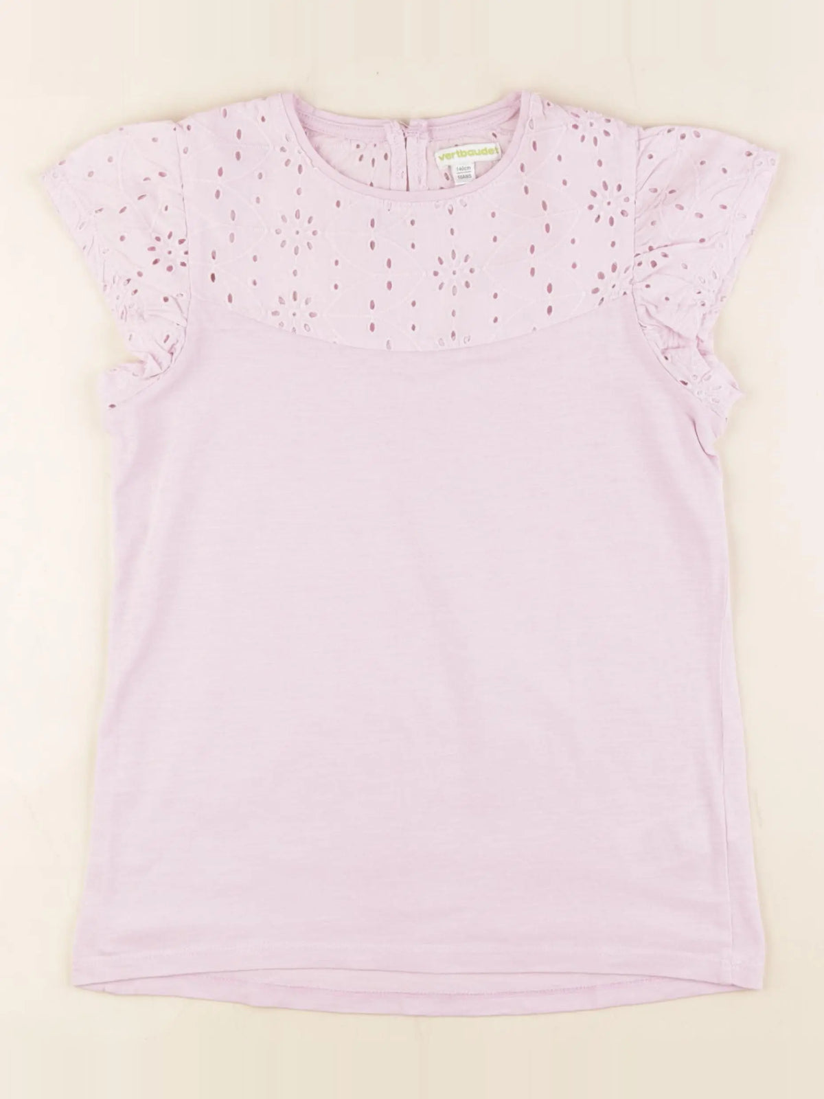 Vertbaudet - tee-shirt rose - 10 ans