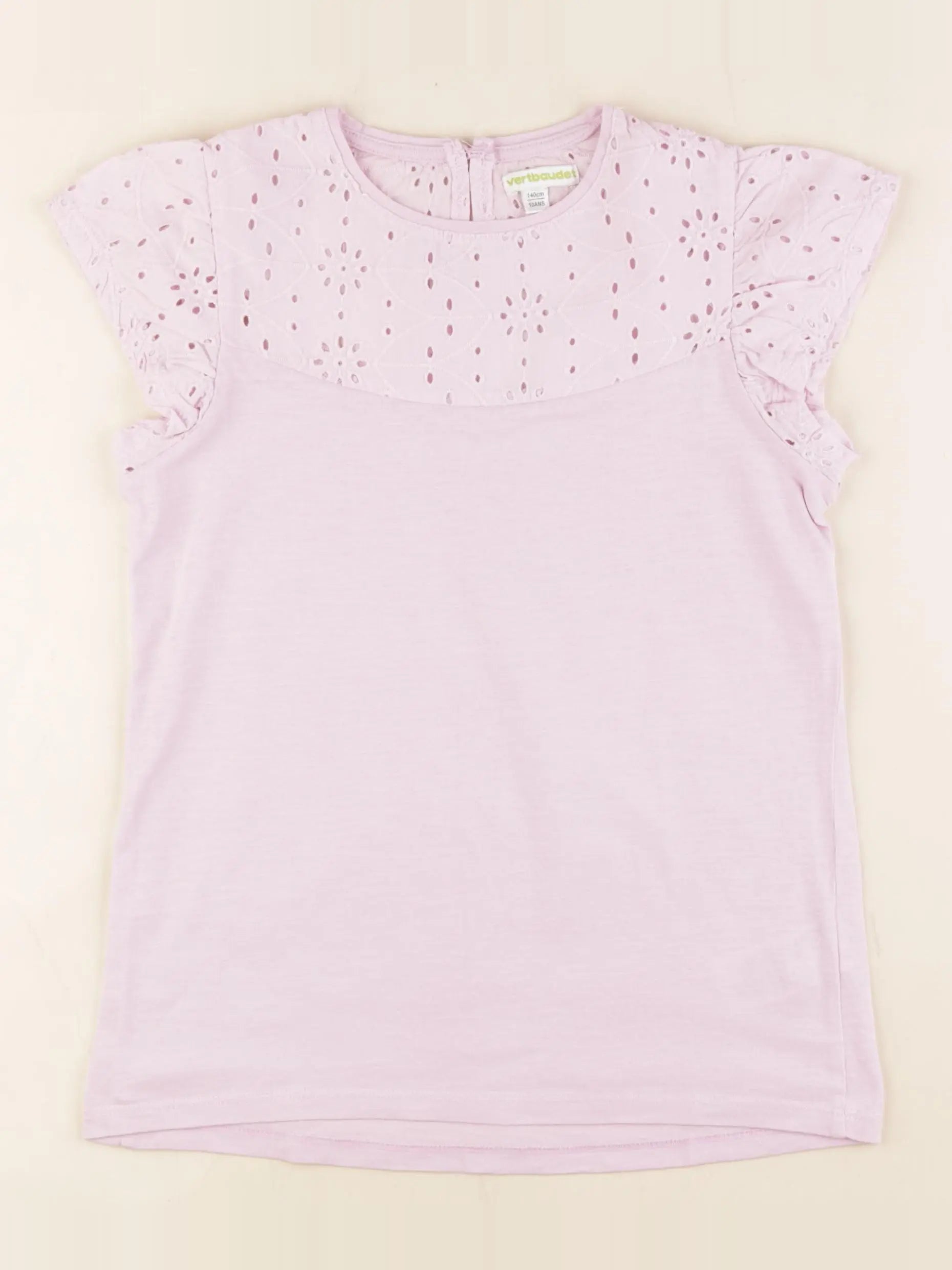 Vertbaudet - tee-shirt rose - 10 ans