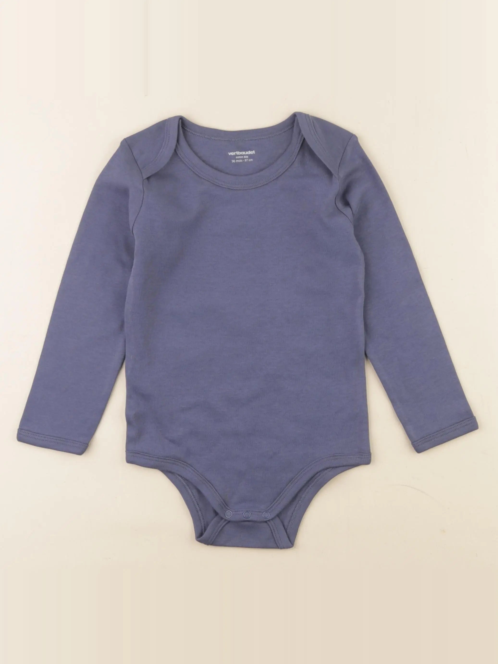 Vertbaudet - body bleu - 36 mois