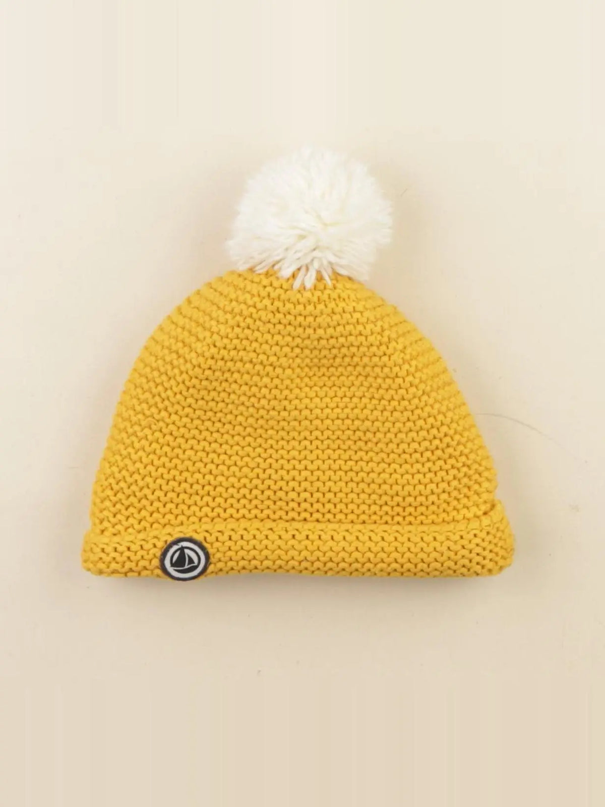 Petit Bateau - bonnet jaune - 24/36 mois