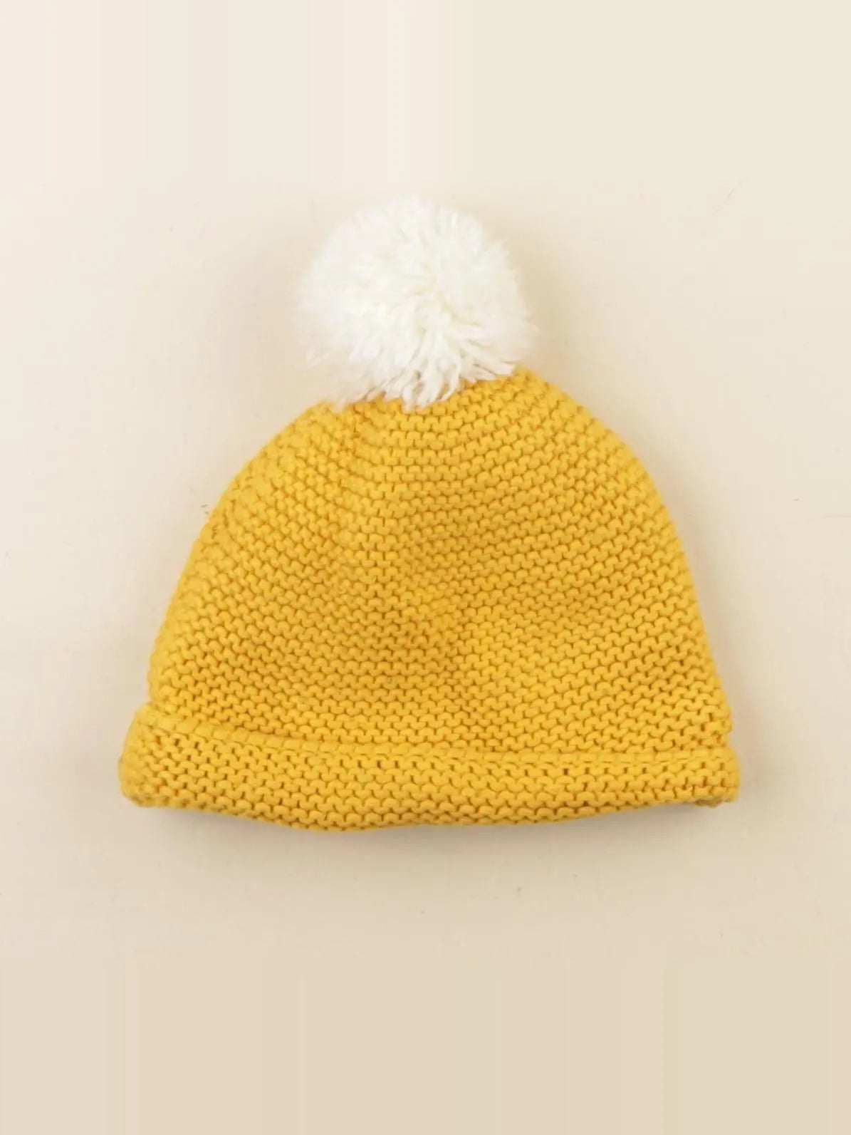 Petit Bateau - bonnet jaune - 24/36 mois