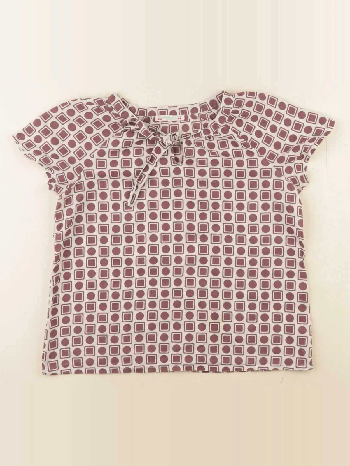 Bonpoint - blouse beige - 8 ans