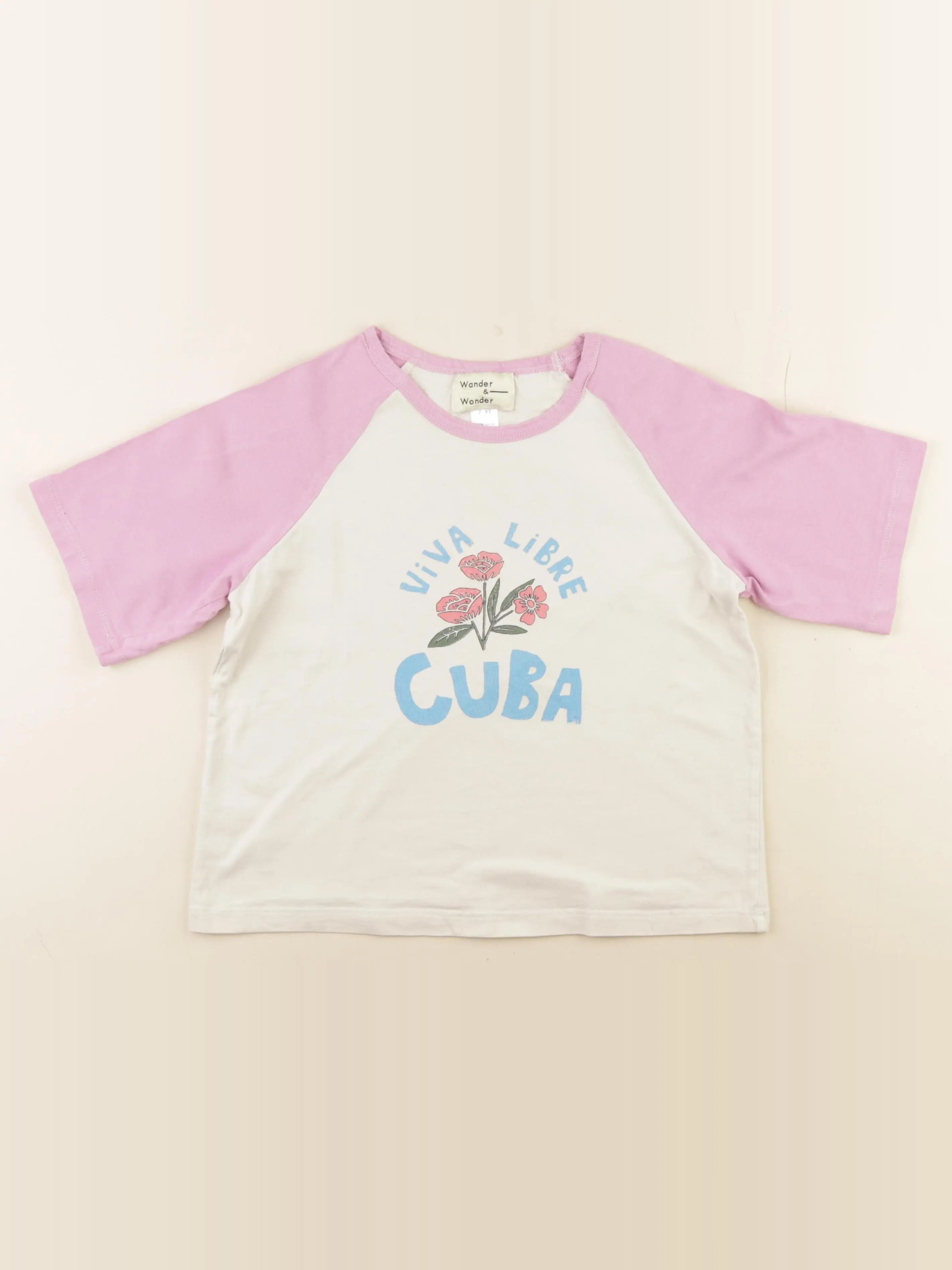 Wander & Wonder - tee-shirt blanc - 7/8 ans