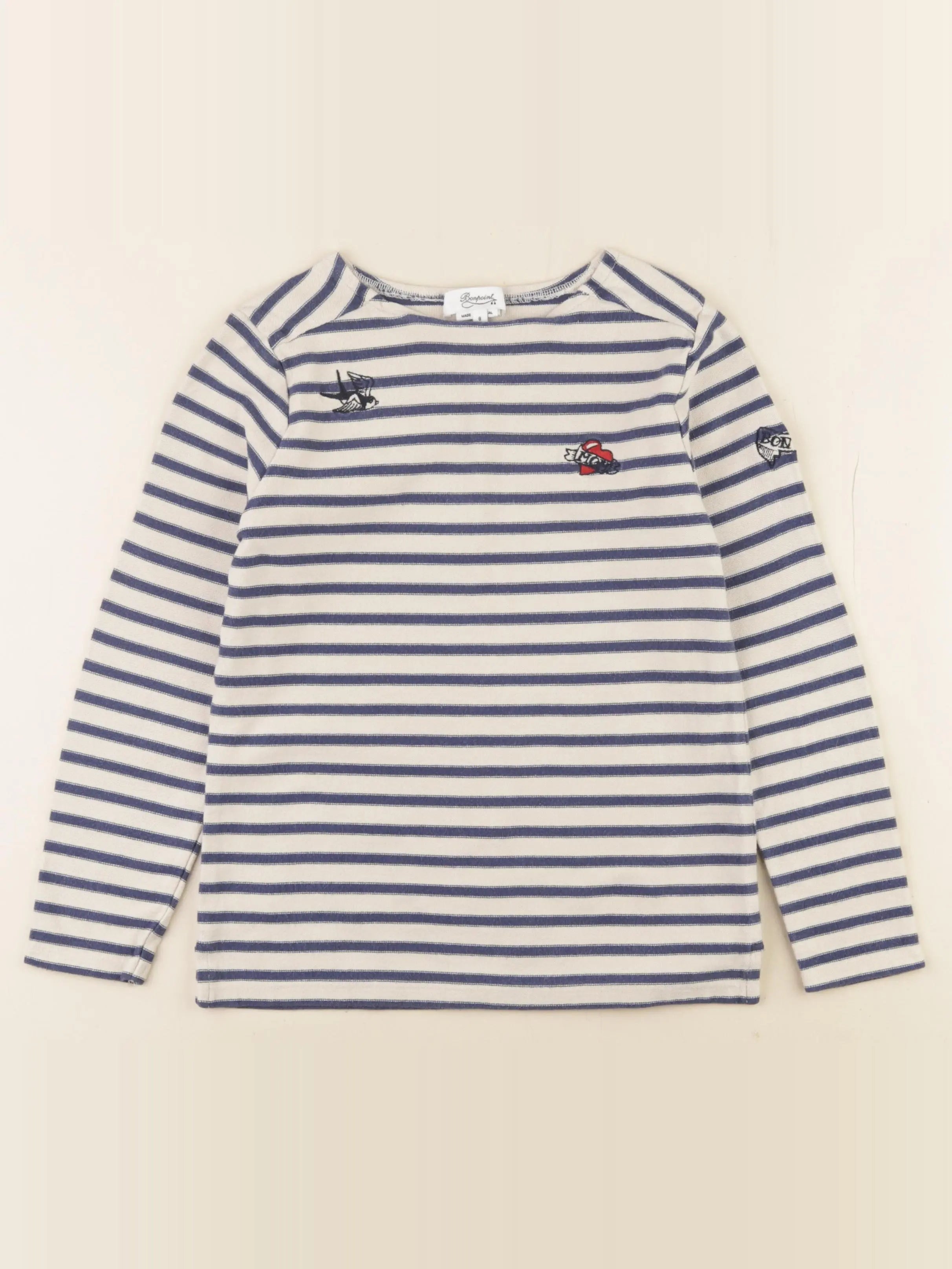 Bonpoint - pull beige - 8 ans