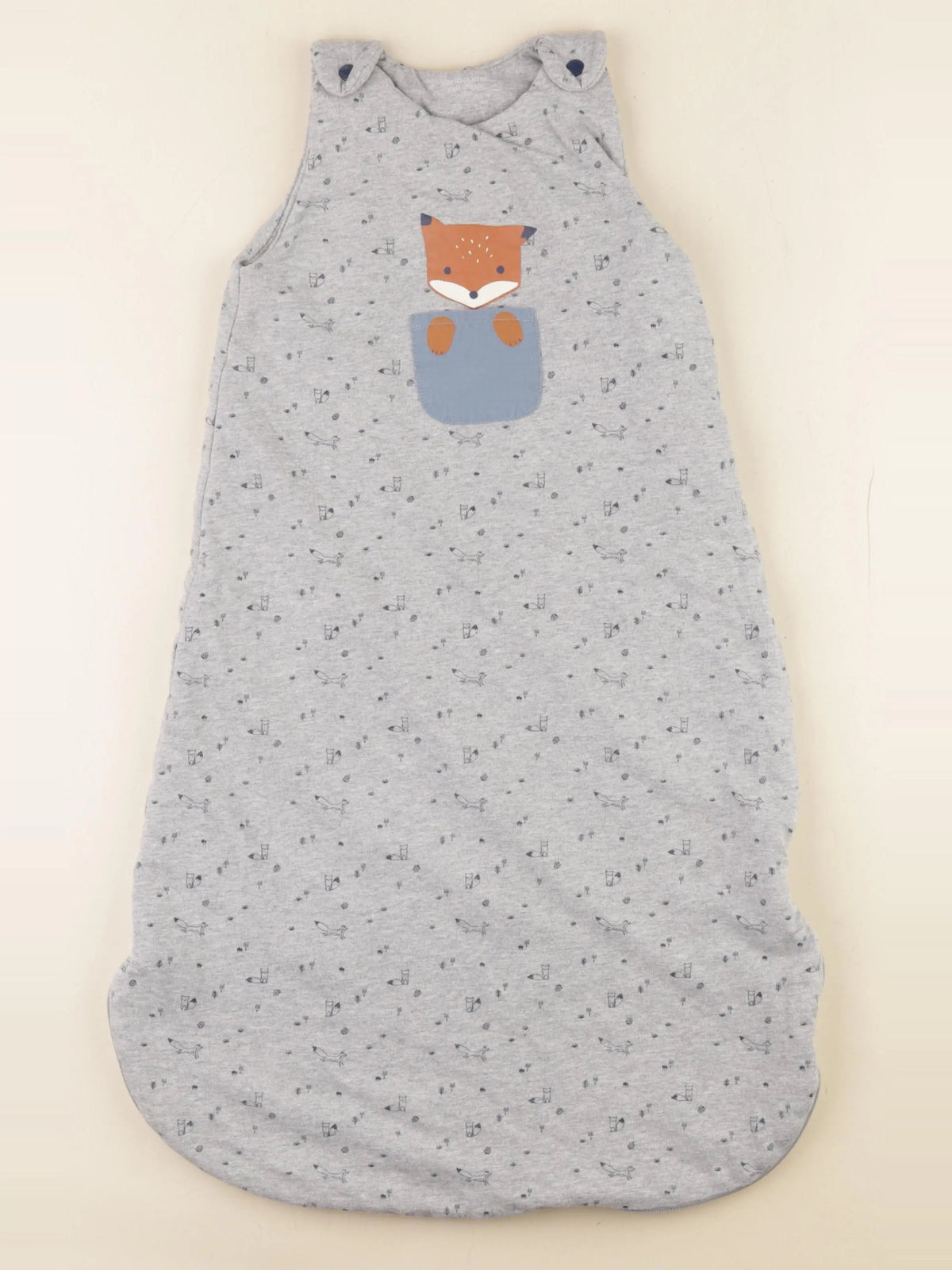 Vertbaudet - gigoteuse gris - 6/18 mois