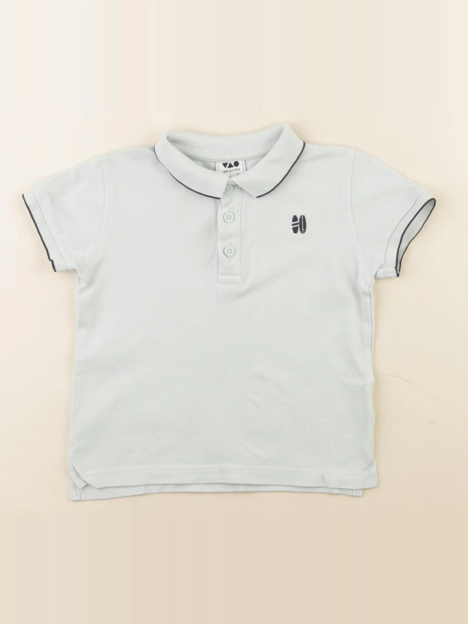 Tape à l'oeil - polo vert - 2/3 ans